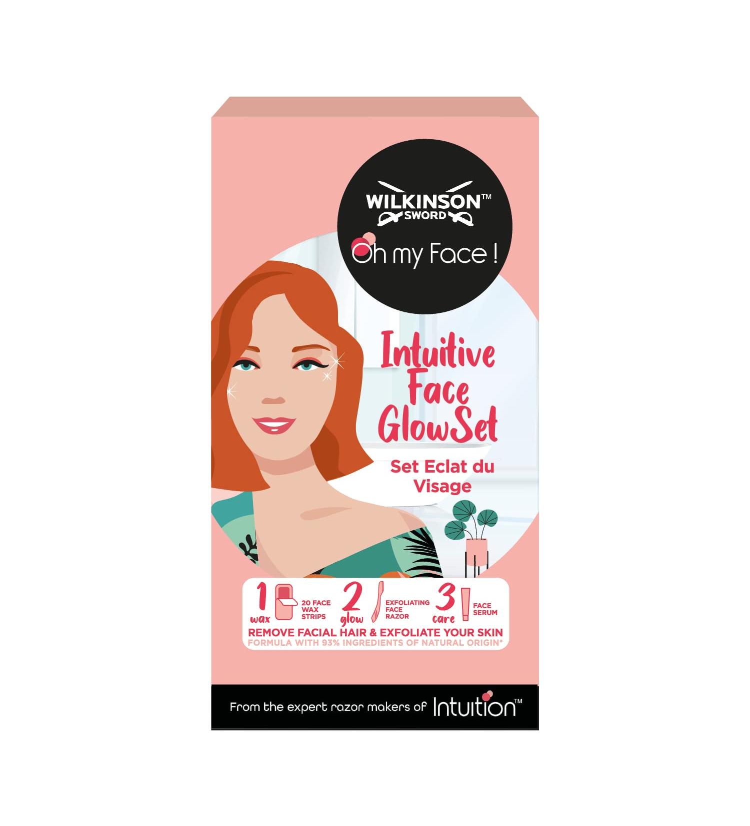 Wilkinson Sword Intuition Oh My Face Intuitive Glow Set for Women - Radiant Skincare for All Skin Types | Shop Internationally - Buy Online on GoSupps.com