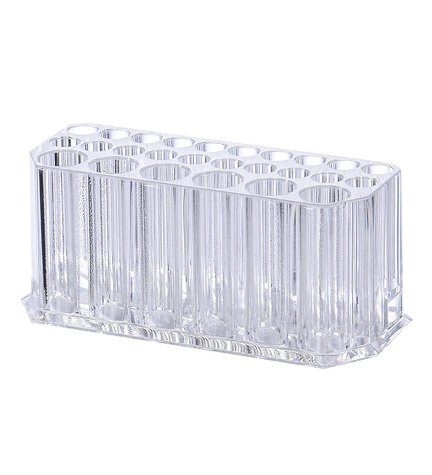Eye Liner Organizer 26 Slots Eyeliner Holder Organizer for Women Transparent Lip Liner Organizer Eyebrow Pencil Organizer for Makeup Brushes - Buy Online on GoSupps.com