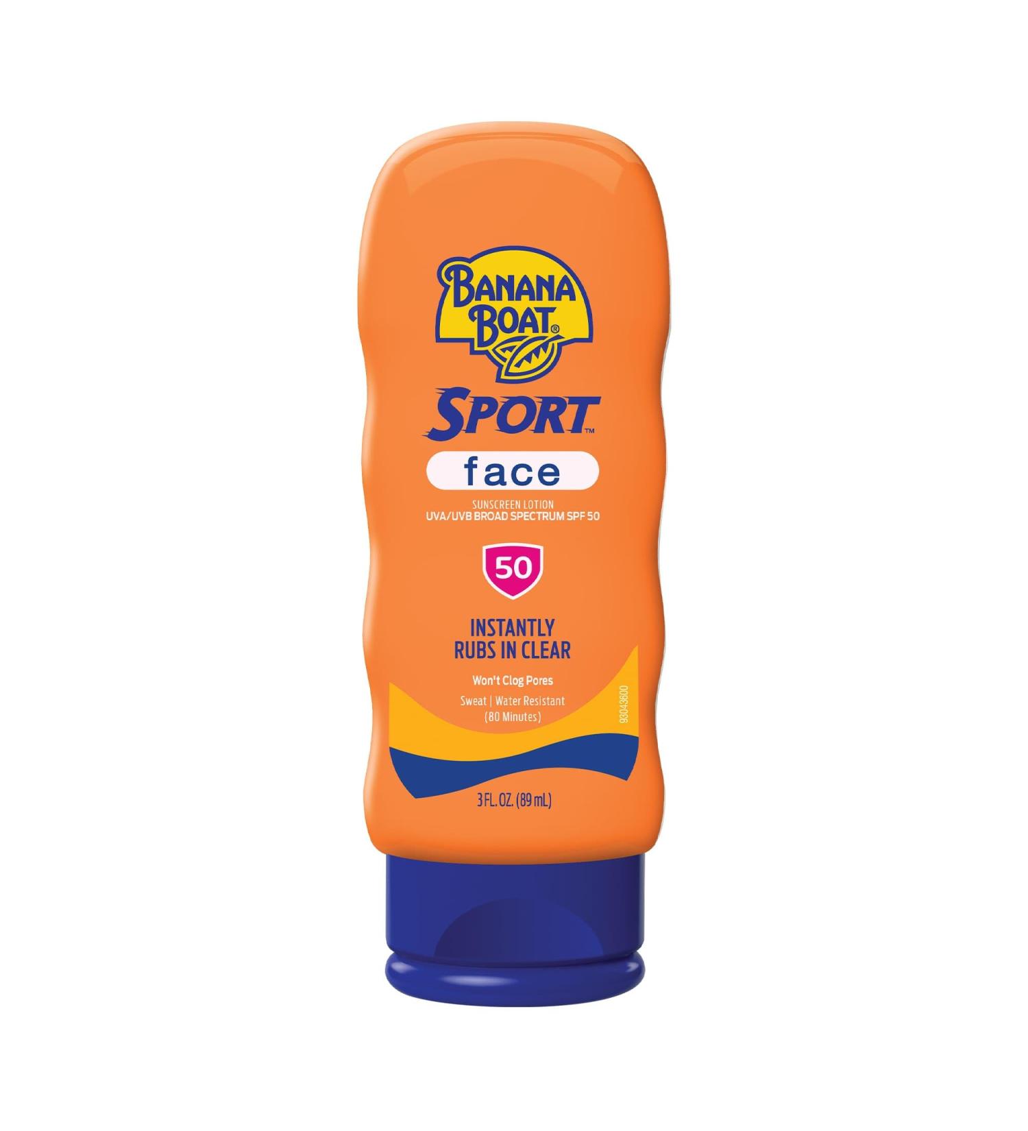 Banana Boat Sport Sunscreen for Face SPF 50 3Fl Oz Banana Boat Sunscreen SPF 50 Travel Size Sunblock Mini Sunscreen for Dry Skin Face 3Fl Oz 3 Fl Oz (Pack of 1) - Buy Online on GoSupps.com