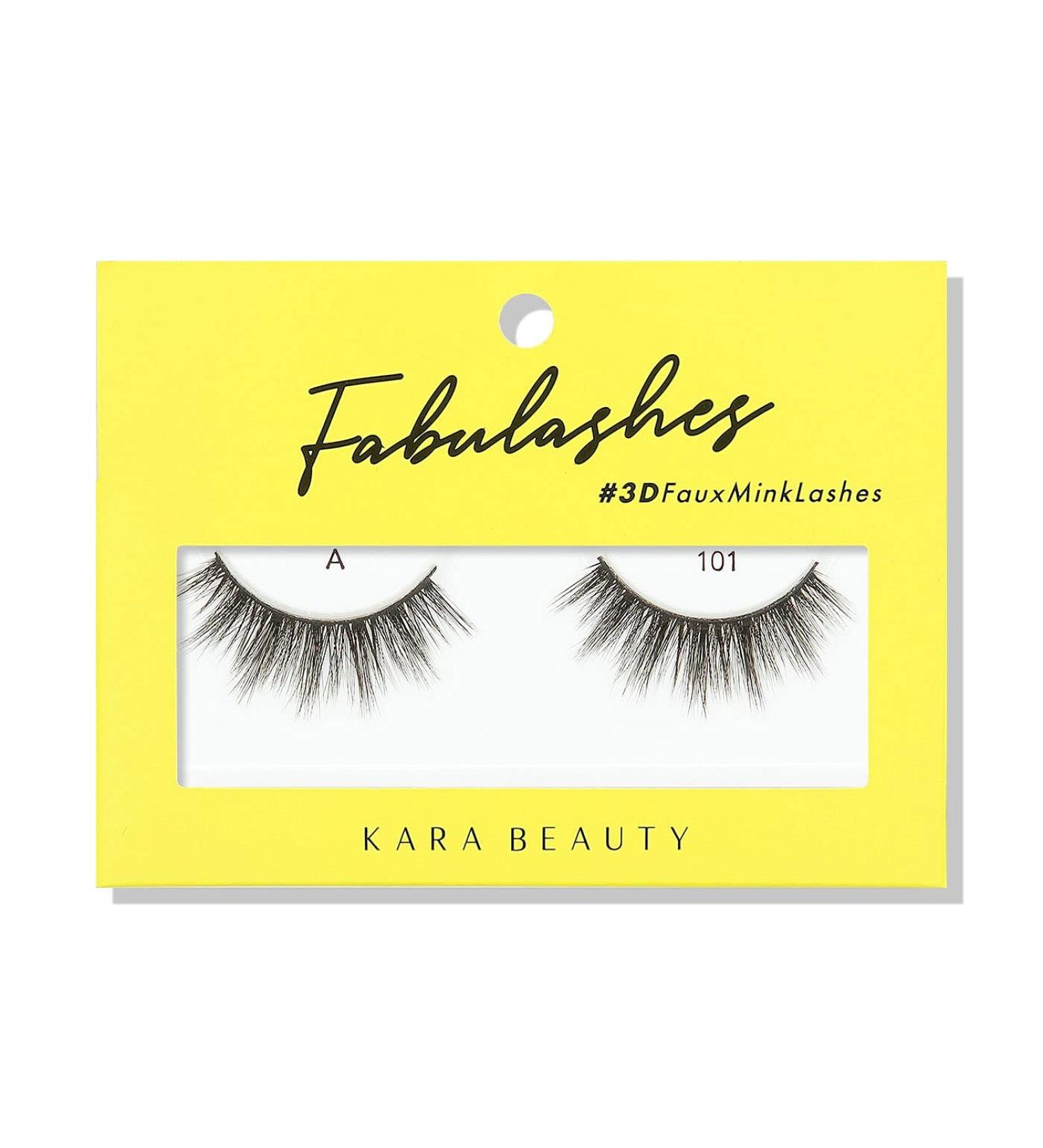 KARA BEAUTY FABULASHES 3D Faux Mink False Eyelashes - Style A101
