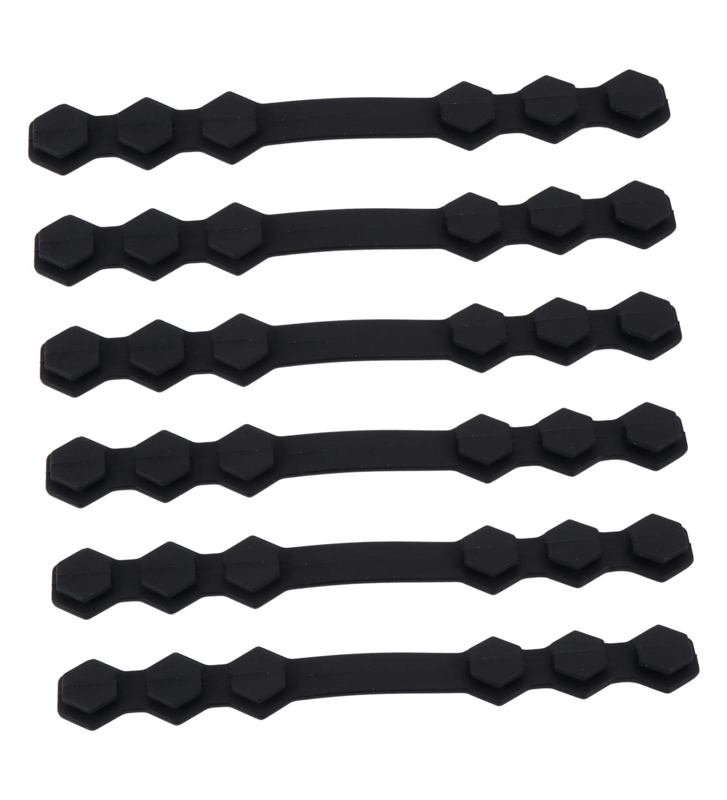 Clispeed 10 Pcal Masking Hook Silicone Linyard - Black Mask Extension Cord Buckle Anti-Strangulation Ear Hooks for Face Masks - International Shipping Available - Buy Online on GoSupps.com
