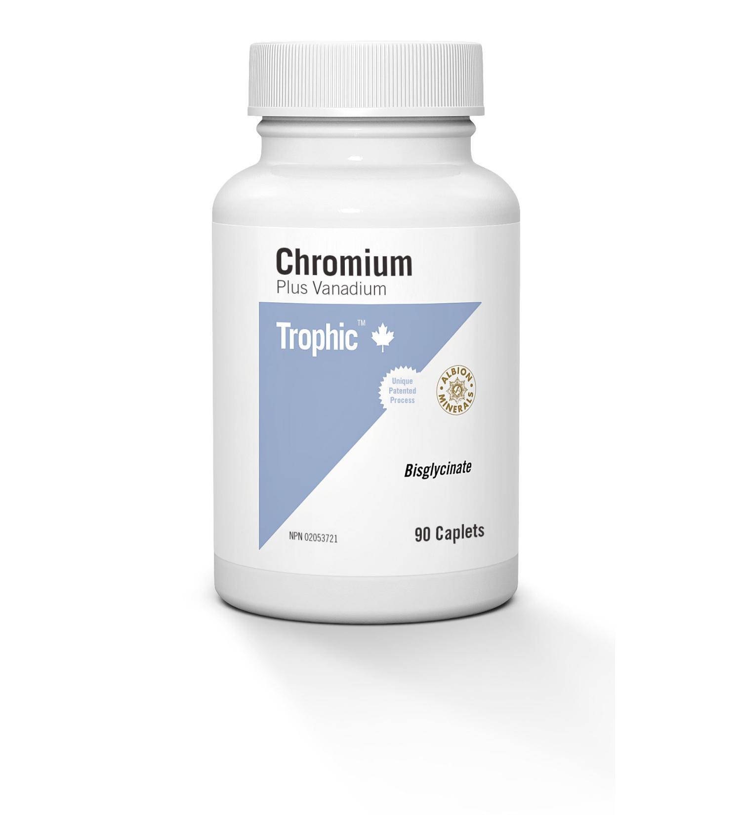 Trophic Chromium + Vanadium 90 Count 90 count (Pack of 1) - Buy Online on GoSupps.com