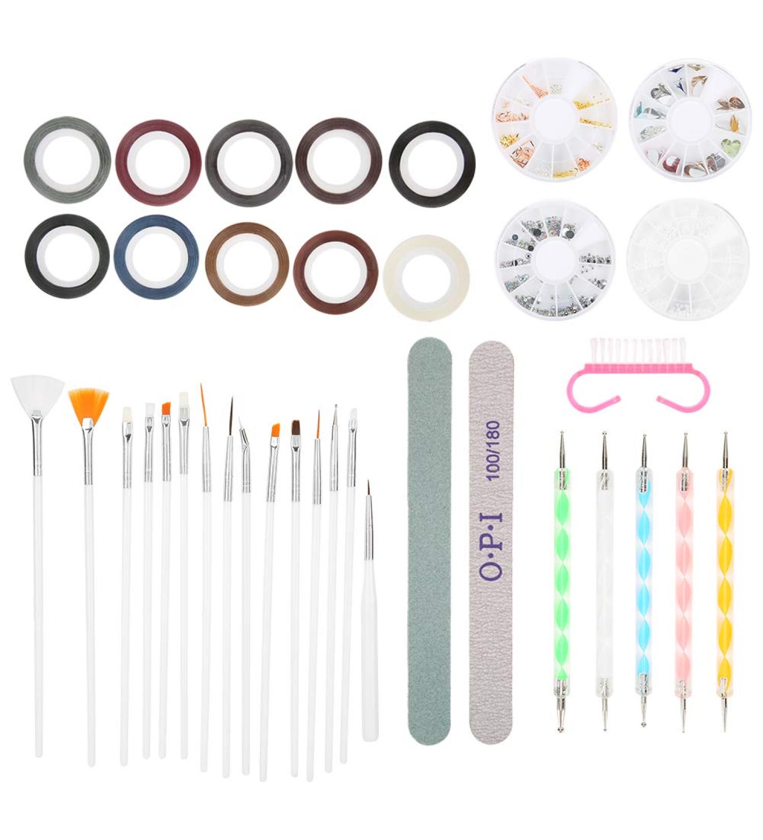 Manicure Tools DIY Decoration Portable Durable Nail File Acrylic for Nail Salon for Home - Buy Online on GoSupps.com
