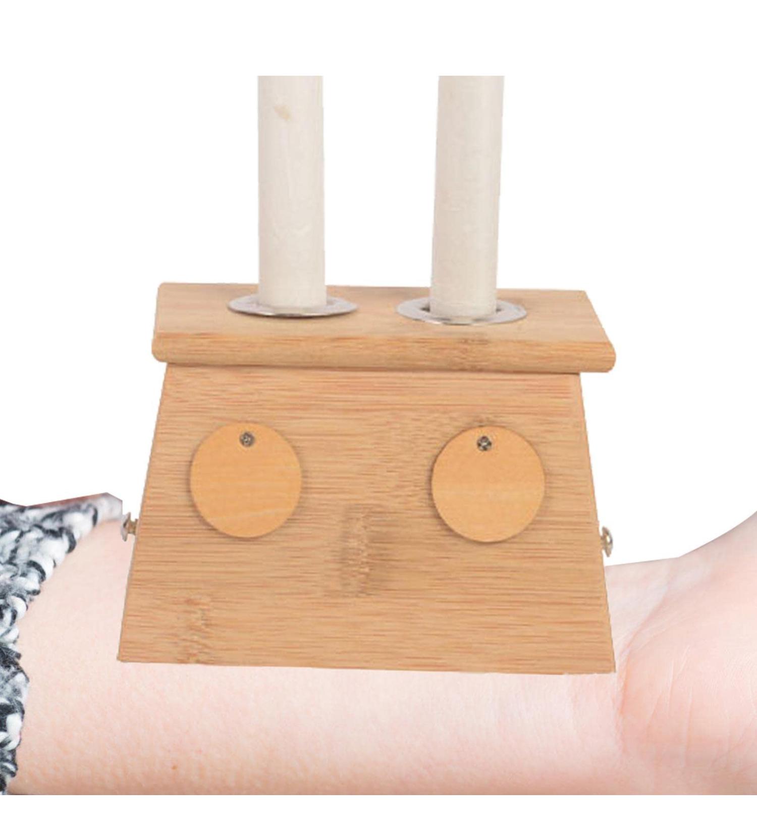 Moxibustion Box - Anti-Burn Moxa Roller Stick Holder for Neck & Body Massage | Multi-Hole Moxa Stick Burner for Relaxation - Buy Online on GoSupps.com