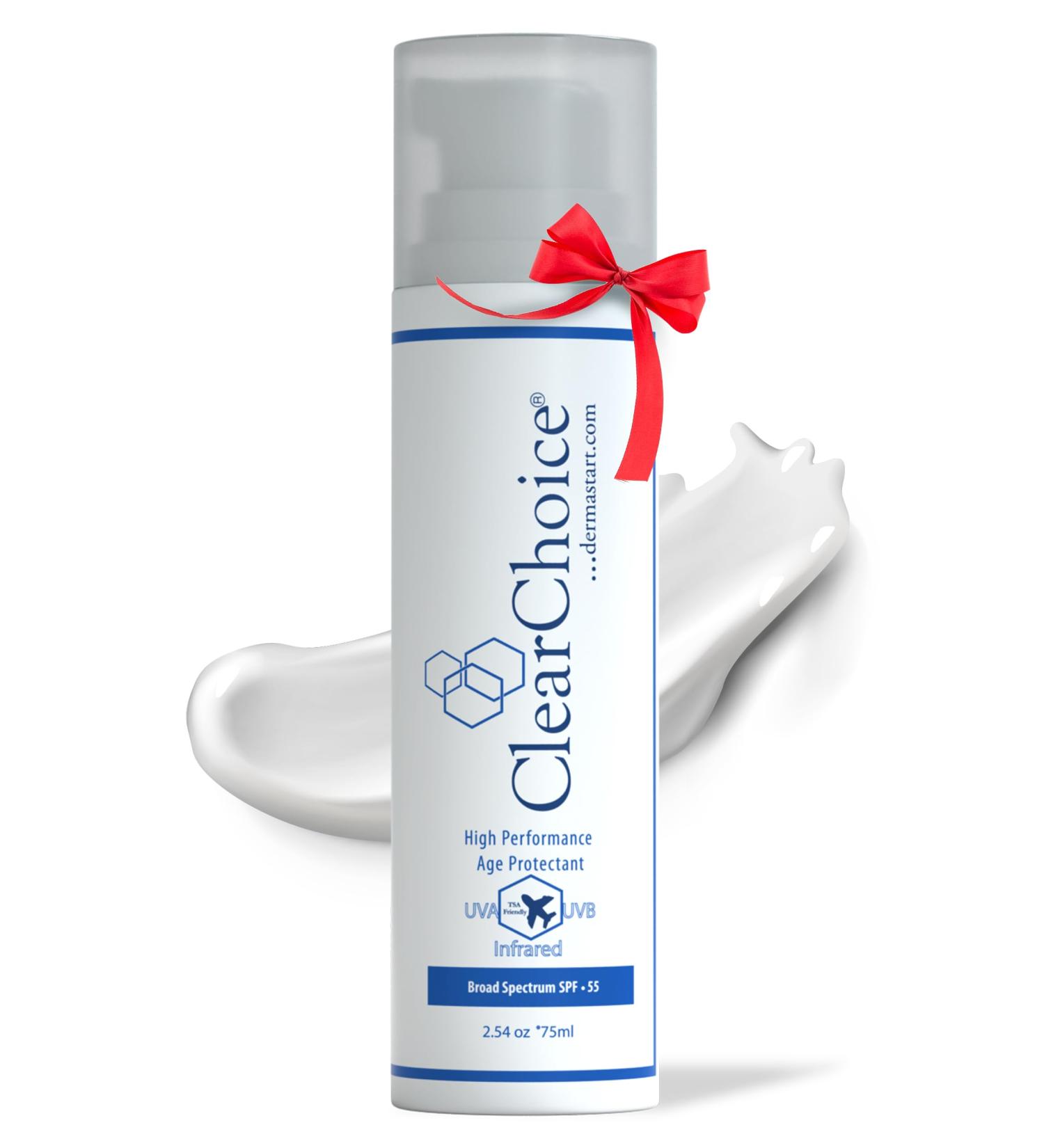 Clear Choice Sport Shield Extreme SPF 55 - Alkaline Skin Therapy Sunscreen Non-Comedogenic Anti-Aging Protection with Zinc Oxide & Antioxidants For All Skin Types Rosacea & Daily Use - Buy Online on GoSupps.com