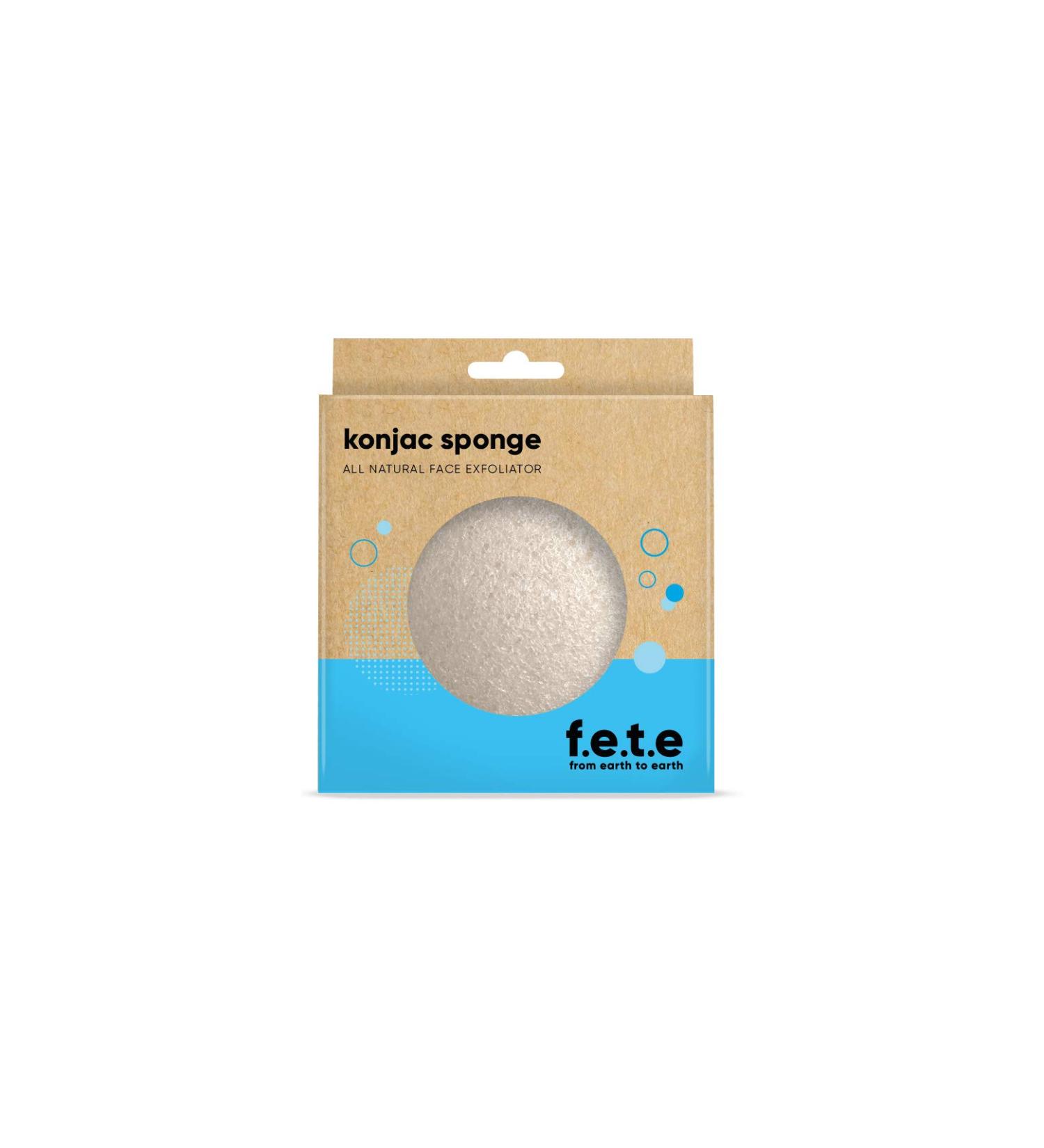 f.e.t.e | Konjac Sponge | Biodegradable & Compostable | Sustainable | Vegan - Buy Online on GoSupps.com