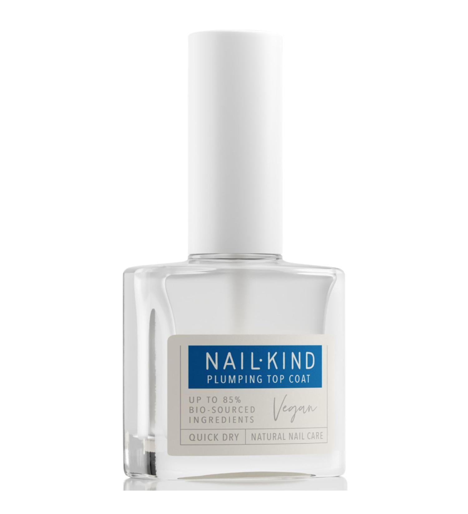 NAILKIND Plumping Top Coat - Mr Volume - Instant Gel-Look Shine - Voluminous Finish - Quick Dry Top Coat - Long Lasting Top Coat - Seals Nail Colour - Enhances Durability - 8ml Nail Plumping Top Coat - Buy Online on GoSupps.com