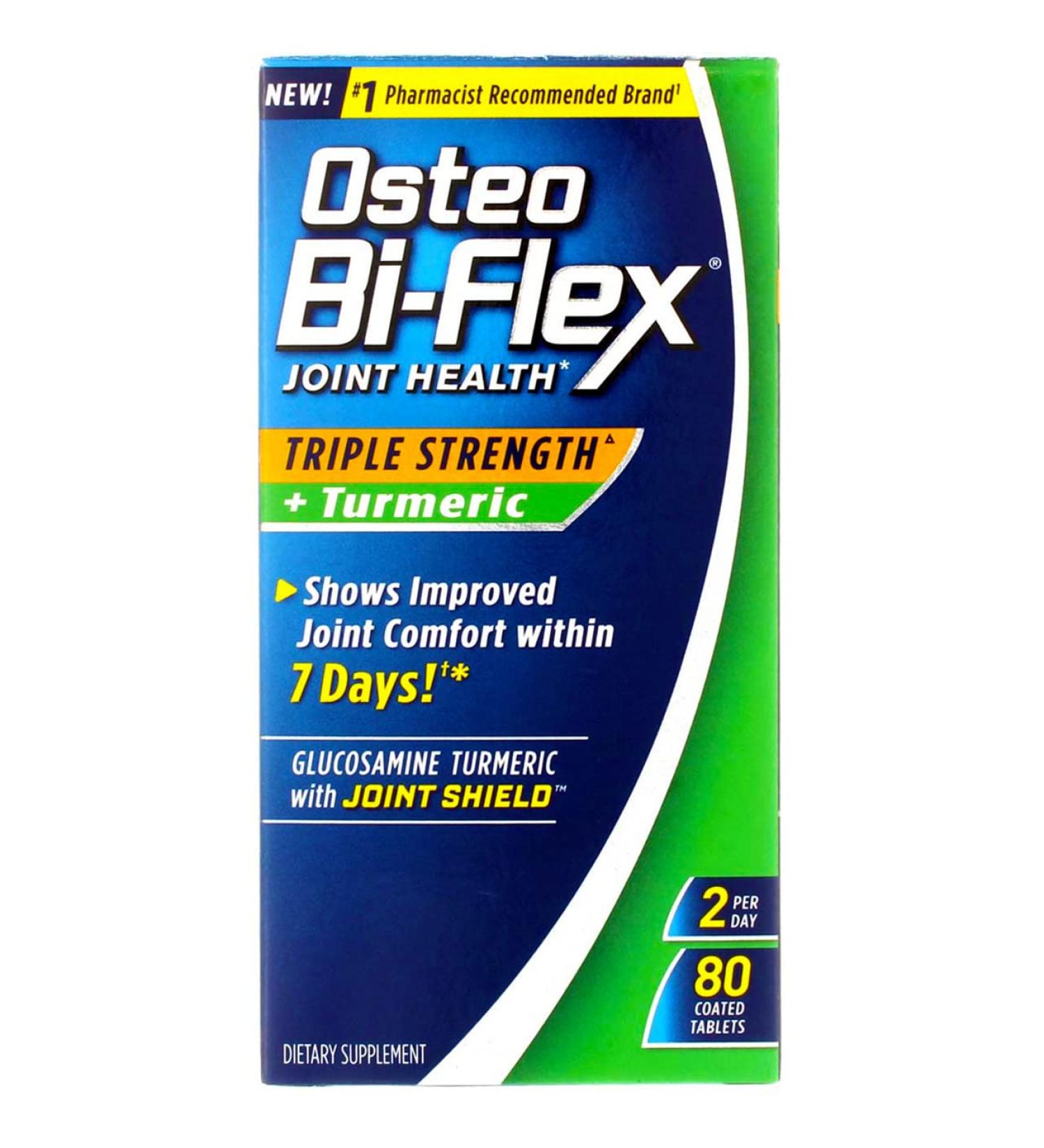 Osteo Bi-Flex Joint Health Triple Strength + Turmeric - 80 Coated Tablets - Buy Online on GoSupps.com