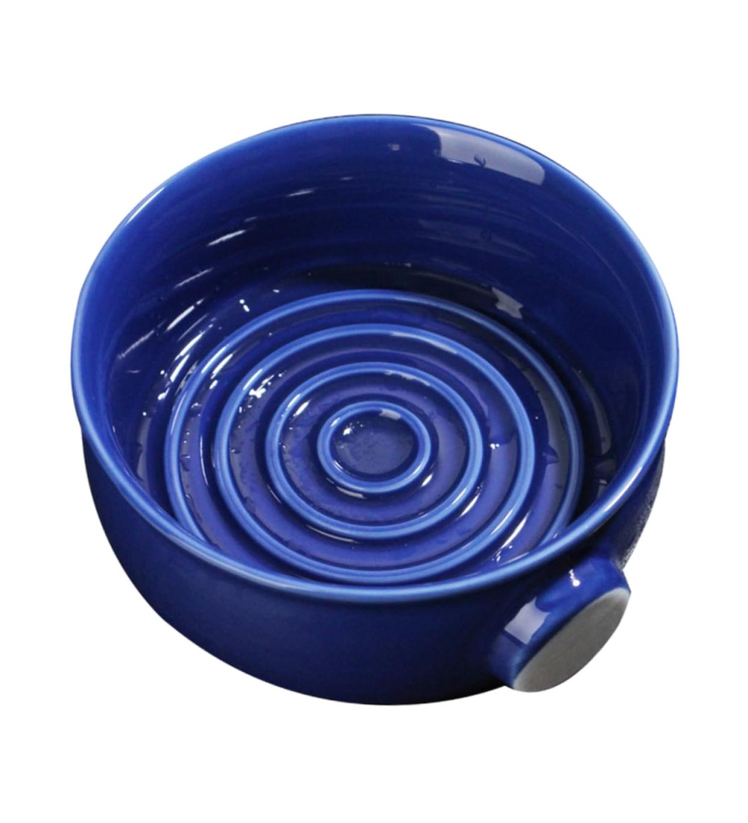 Angoily 1st Ride Razor Shell Soap Bowl - Ceramic Shaving Cup for Perfect Foam | Ancient Design Shaving Bowl & Soap Container - Buy Online on GoSupps.com