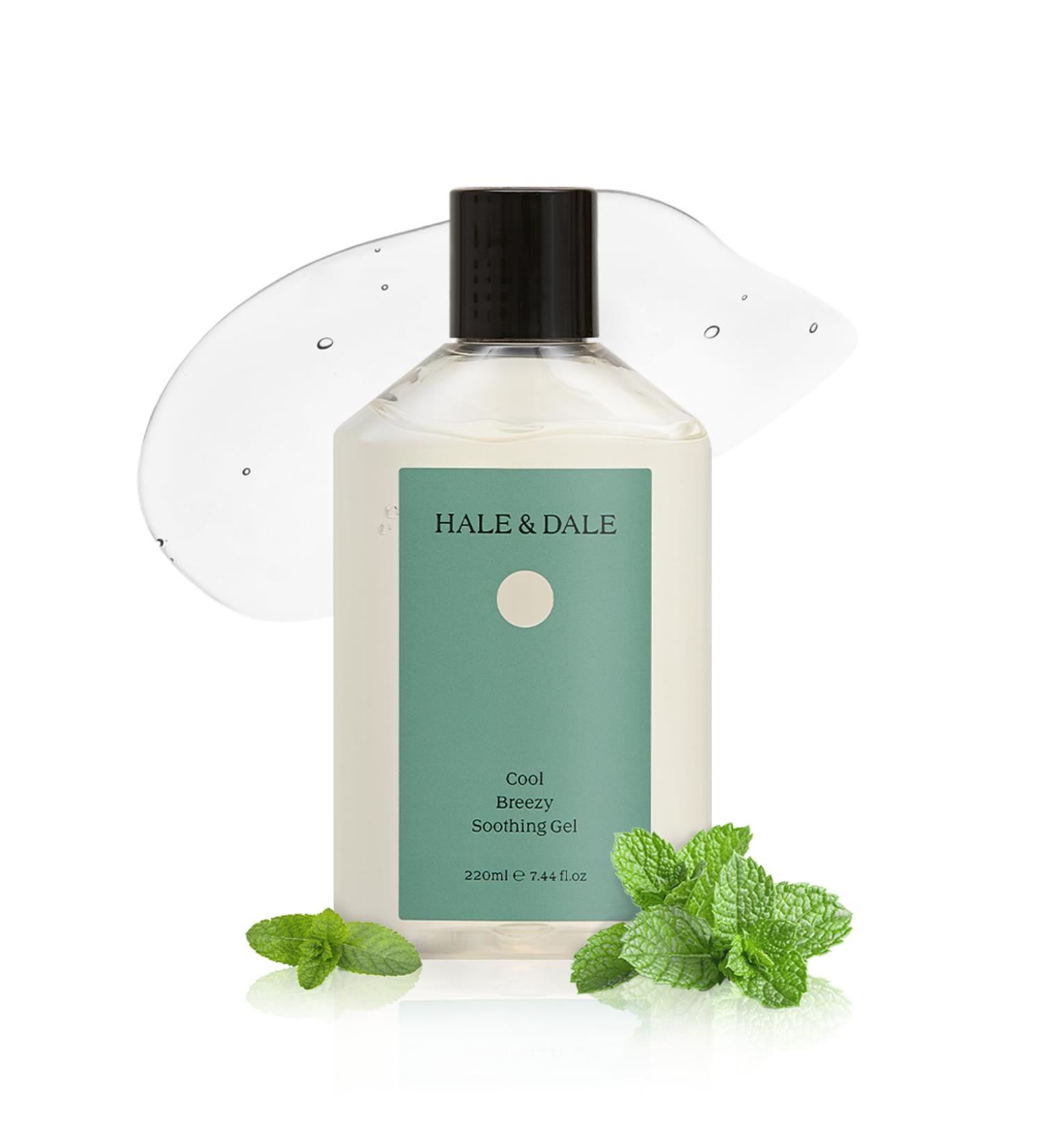HALE&DALE Soothing Gel 7.43 oz - Hydrating Moisturizer for Dry Skin Sunburn Relief Fast Absorbing Vegan & Cruelty-Free - Buy Online on GoSupps.com