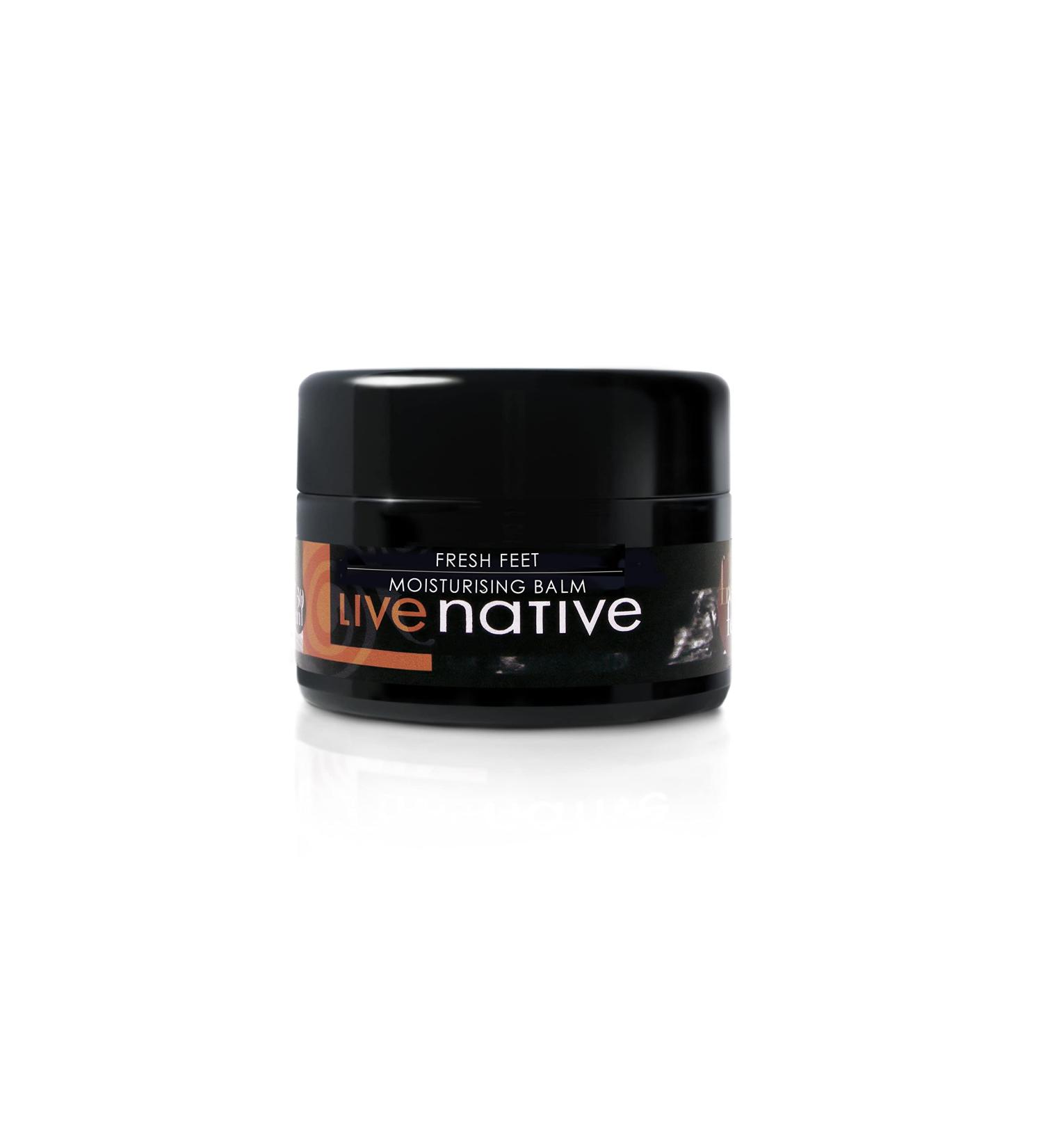 Live Native | Fresh Feet Therapeutic Moisturising Balm with Lemongrass - 5ml (Sample Size)