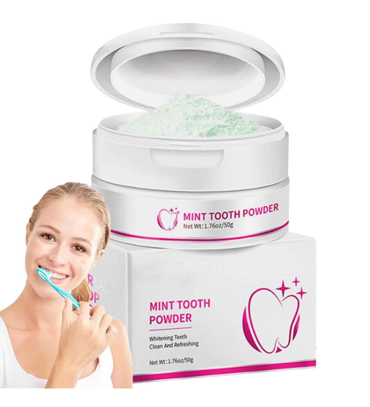 Tooth Color Correction Powder | Stain Remover for Sensitive Teeth | Whitening Toothpaste Alternative - Buy Online on GoSupps.com