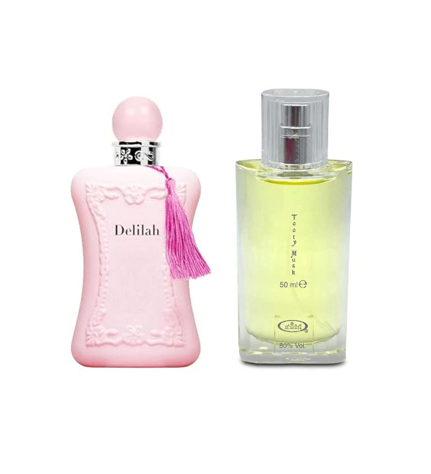 Women's Delilah&Tooty Musk Perfume Set Romantic Floral Scent Eau De Parfum Spray for Women 3.4 Fl Oz Each Bottle Daily Used Fragrance - Buy Online on GoSupps.com