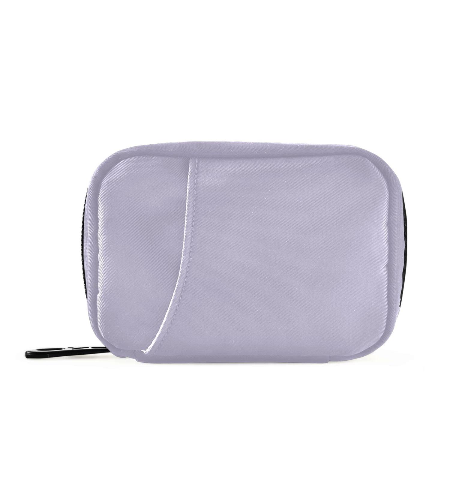 Naanle 7 Day Pill Box Organizer - Portable Weekly Vitamin Holder Lavender Purple Travel Case Compact Size - Ideal for Supplements - Buy Online on GoSupps.com