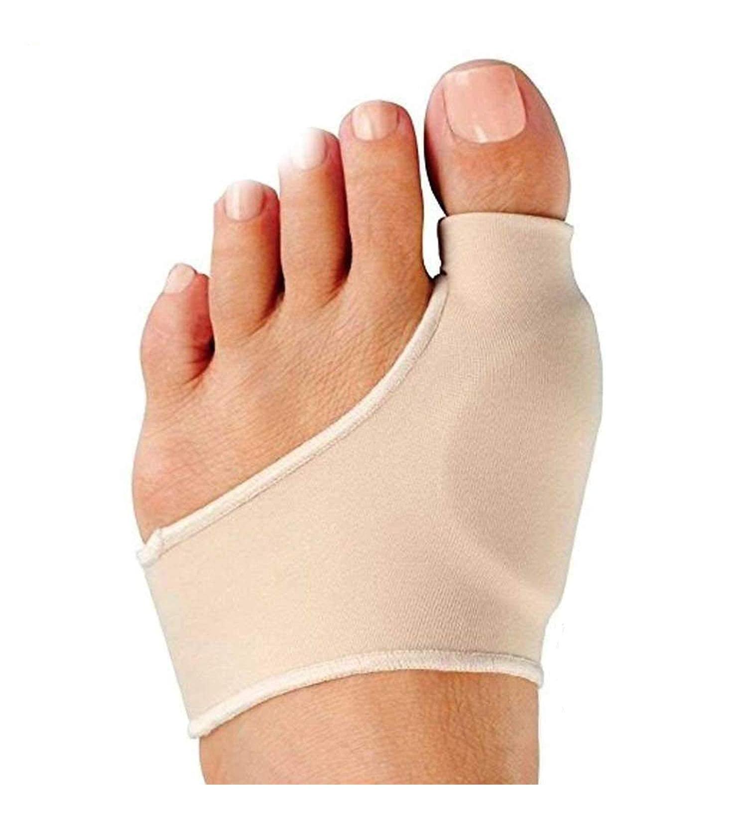 Bunion Corrector Sleeve with EuroNatural Gel - Orthopedic Toe Straightener and Metatarsal Pad for Bunion Relief, Hammertoe, Hallux Valgus - Small Size - Buy Online on GoSupps.com