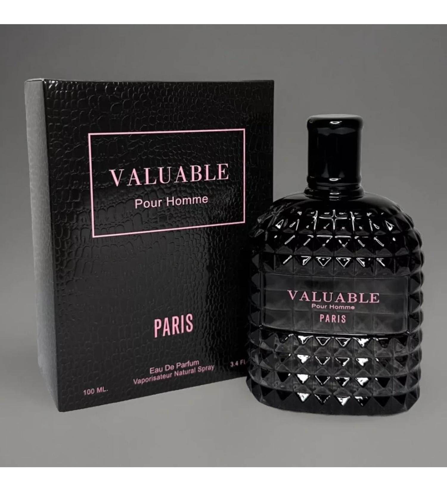 Valuable Pour Homme Eau De Parfum Men's Fragrance 3.4 fl oz Black Glass Bottle - Buy Online on GoSupps.com