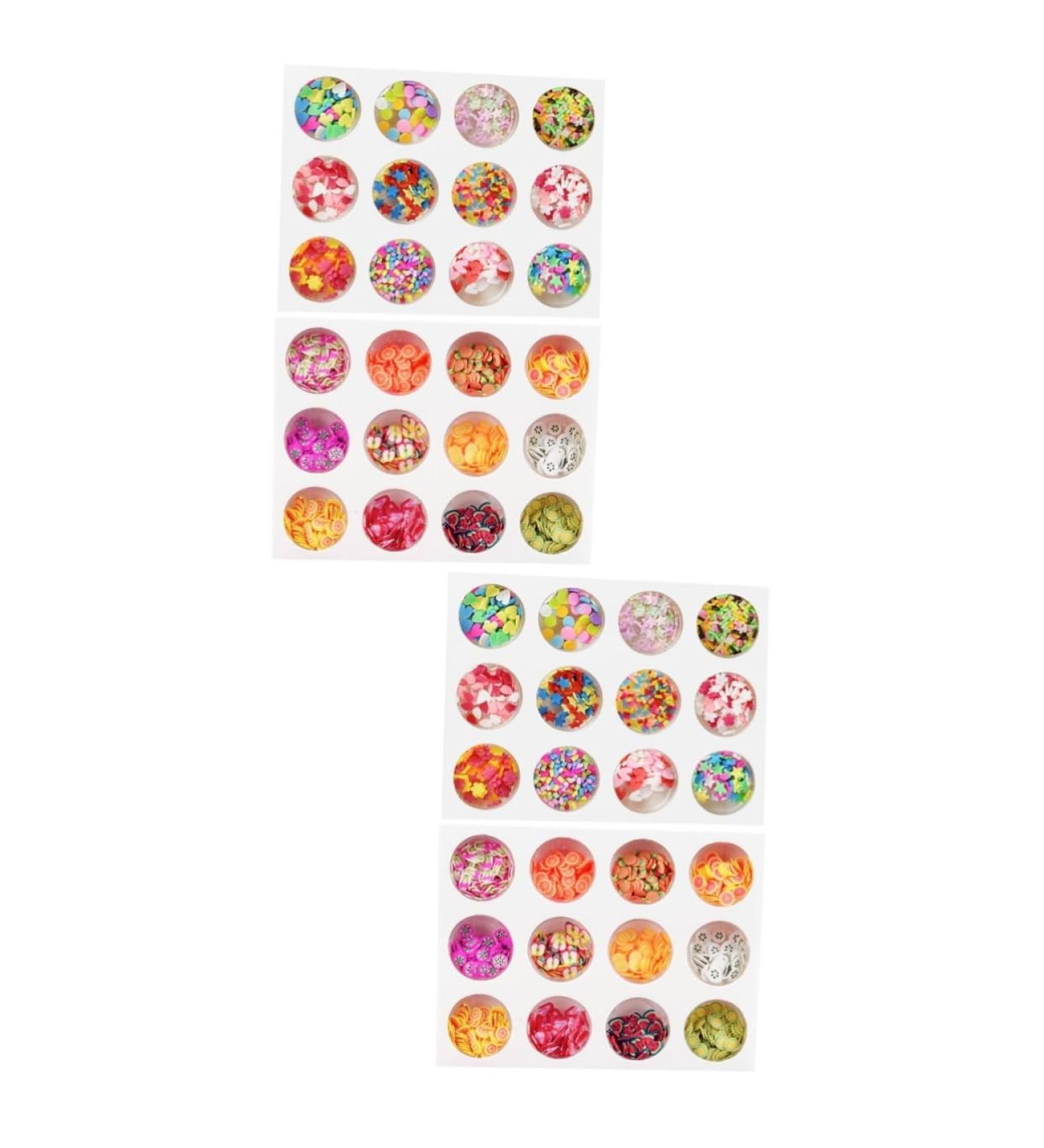 Beavorty 48 Boxes Fruit Slice DIY Manicure fruit nail art slices polymer fruit slices earring making charms Scrapbooking Fruit Slices Nail Art Fruit Slices cake decor 3 pendant beads - Buy Online on GoSupps.com
