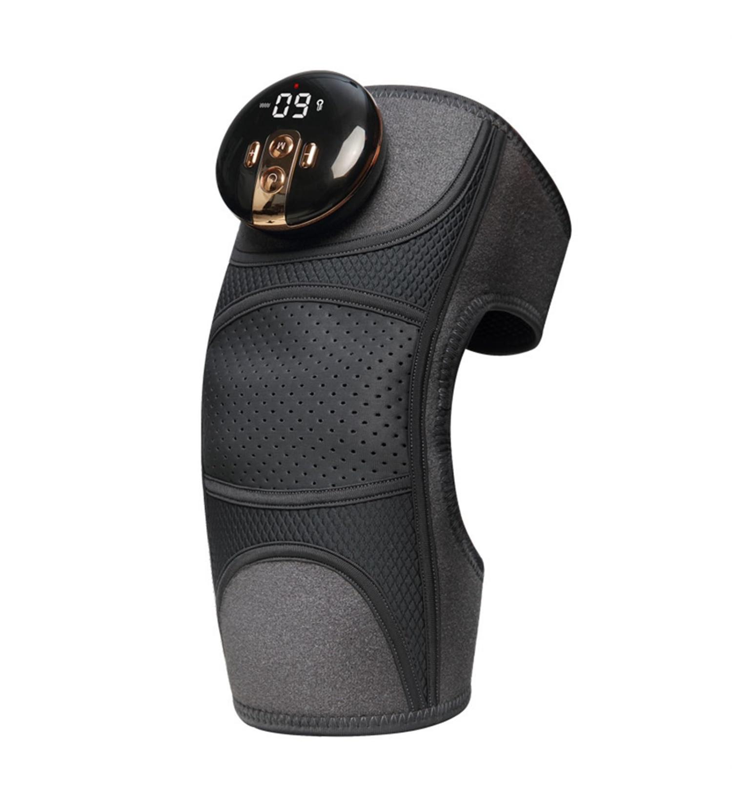 Thigh & Knee Massager for Pain Relief - Best Knee Brace for ACL Injury | Heated Wireless Rechargeable Knee Warmer - Buy Online on GoSupps.com