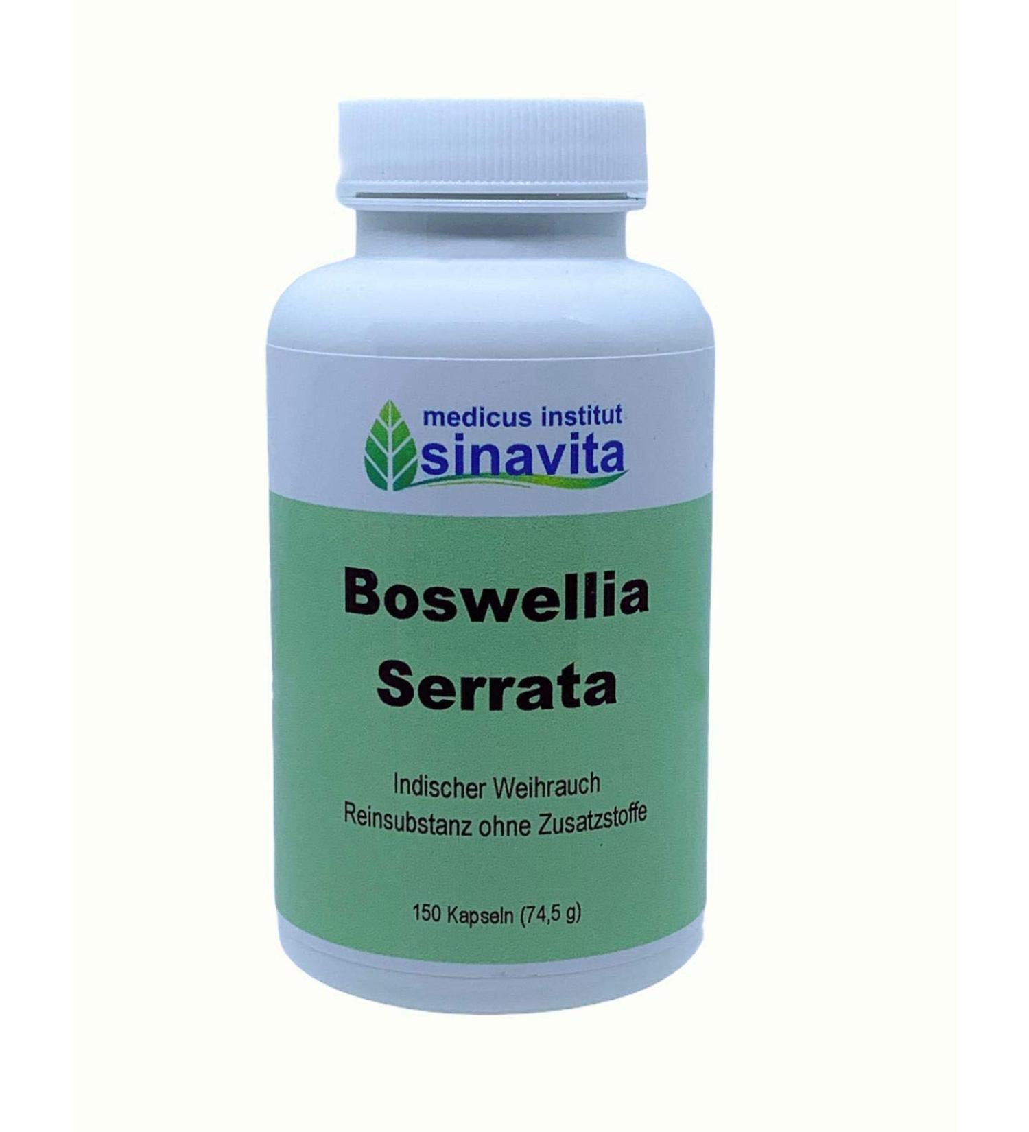 Boswellia Serrata (Frankincense) - 150 Vegetarian Capsules | Premium German Quality | International Shipping Available - Buy Online on GoSupps.com