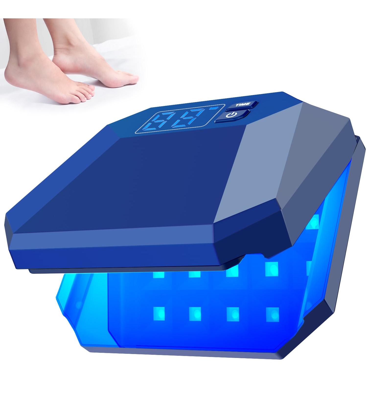 Nail Fungus Cleaning Device for Multiple fingers 905nm Infrared Light + 470nm Blue Light Highly Effective Treatment for Home Use Treat and effectively prevent (Navy) - Buy Online on GoSupps.com