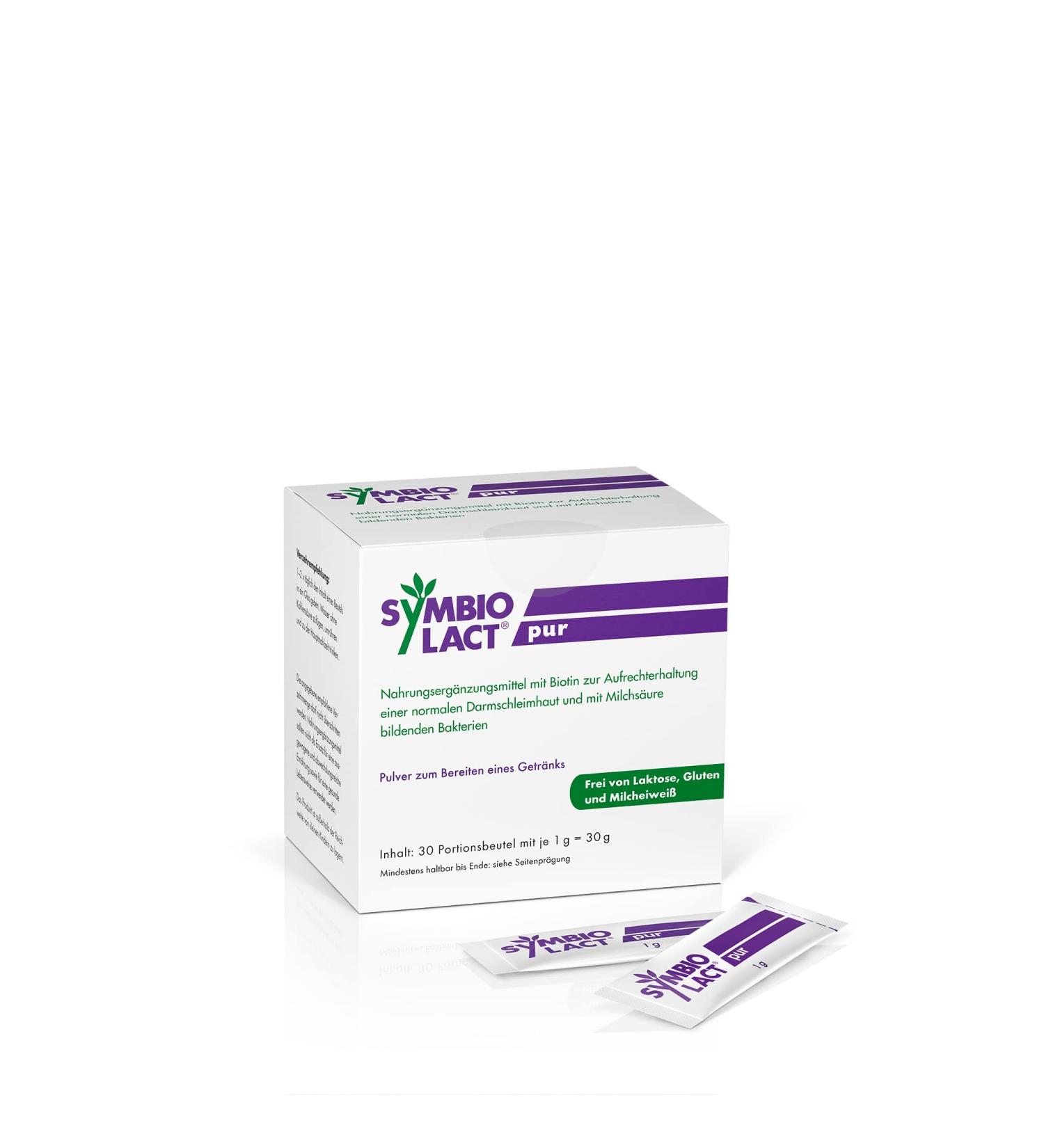 Pure Symbolic Act Probiotic for Allergy Sufferers - 30 Sticks of Lactic Acid Bacteria & Biotin for Gut Health - Hypoallergenic Formula - Buy Online on GoSupps.com