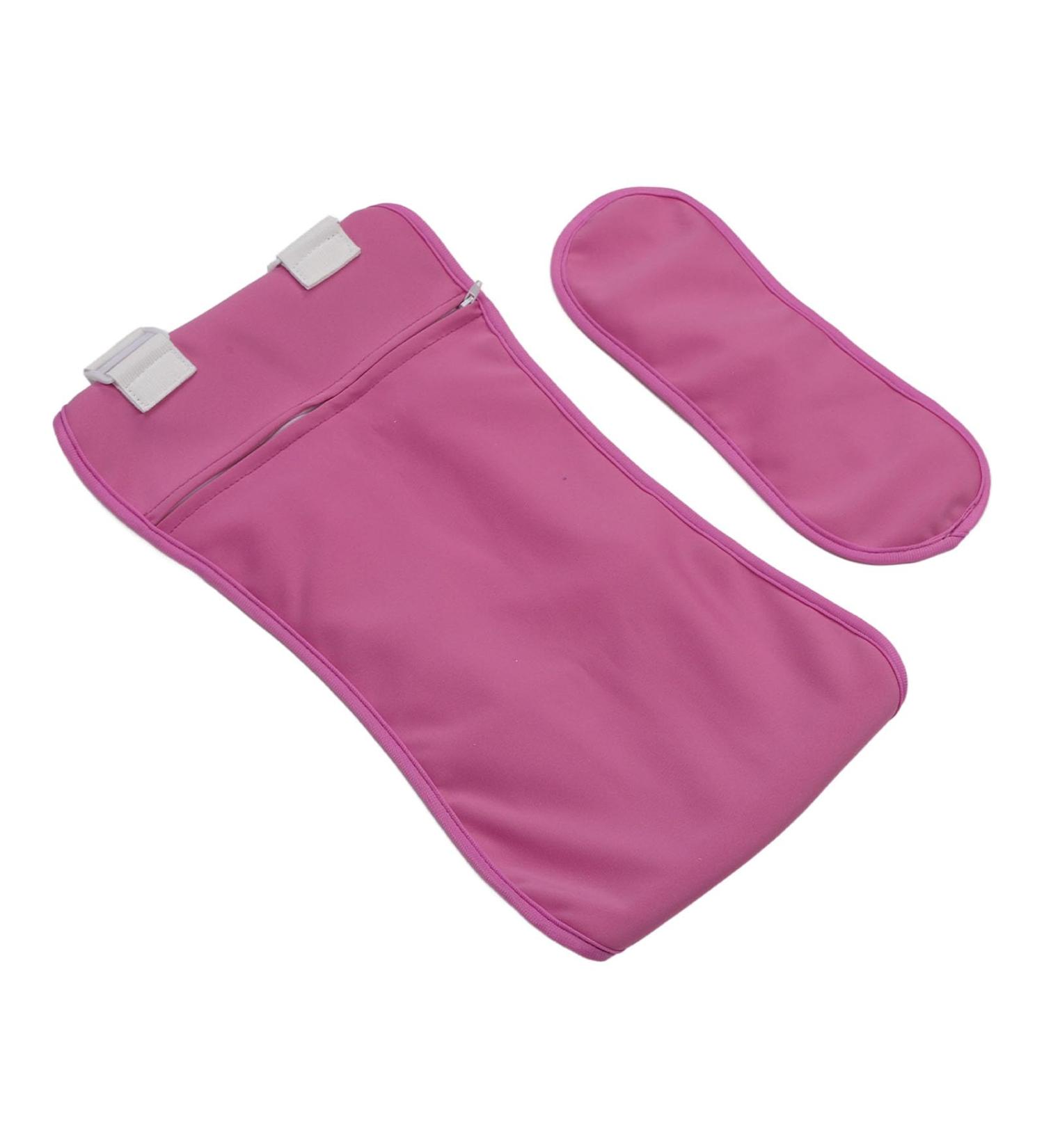 Castor Oil Pack 2-Pack - Washable Purple Packs for Abdominal Pain Relief | International Shipping Available - Buy Online on GoSupps.com