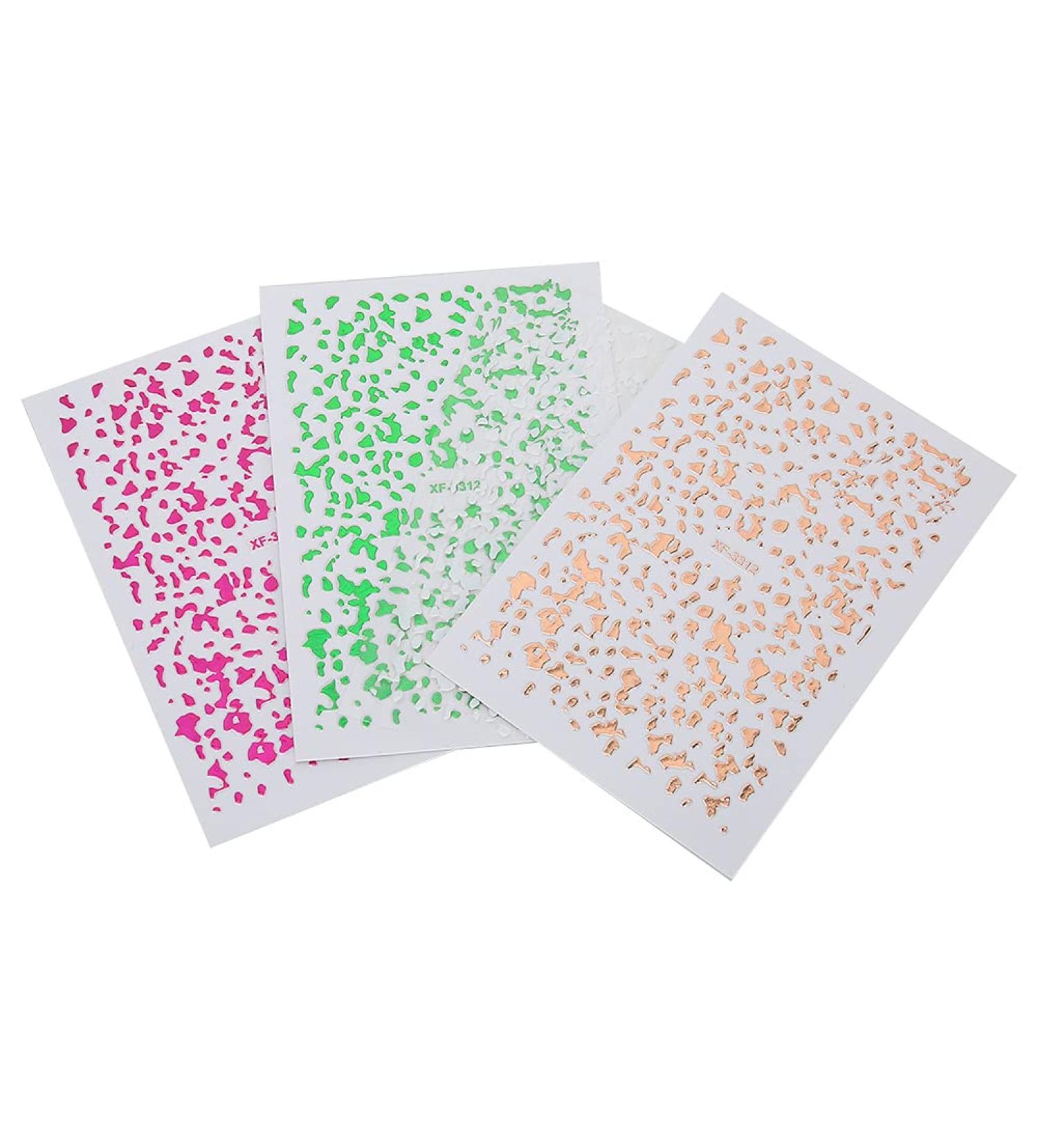 Easy To Use Nail Decoration Sticker Nail Art Sticker Real Pattern Salon Shop for Home - Buy Online on GoSupps.com