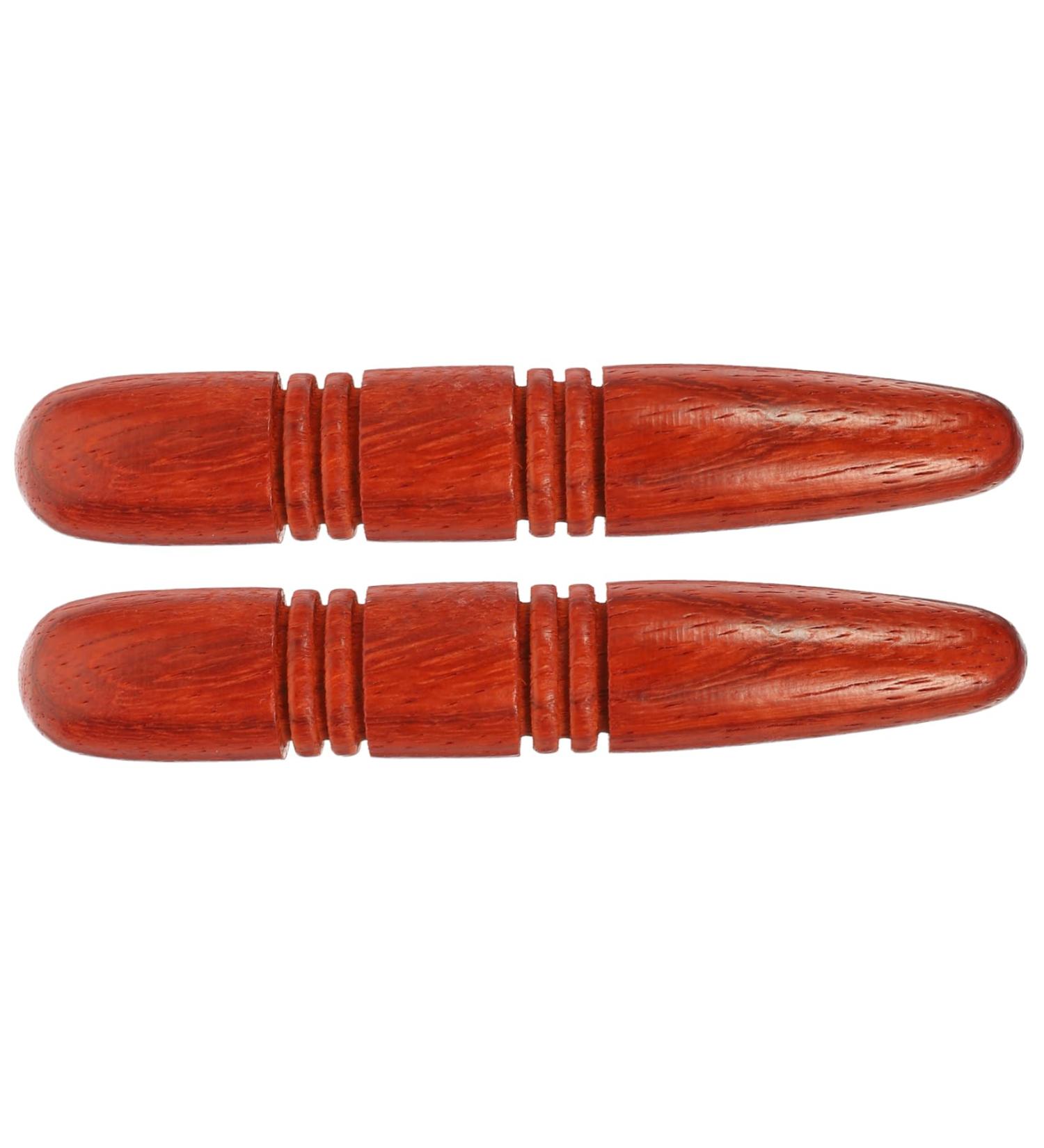 Buy BUIFULSIC Wooden Massage Tools 2 Acupuncture Rods & Foot Massager | Rosewood Muscle Relief Devices for Ultimate Relaxation - Buy Online on GoSupps.com