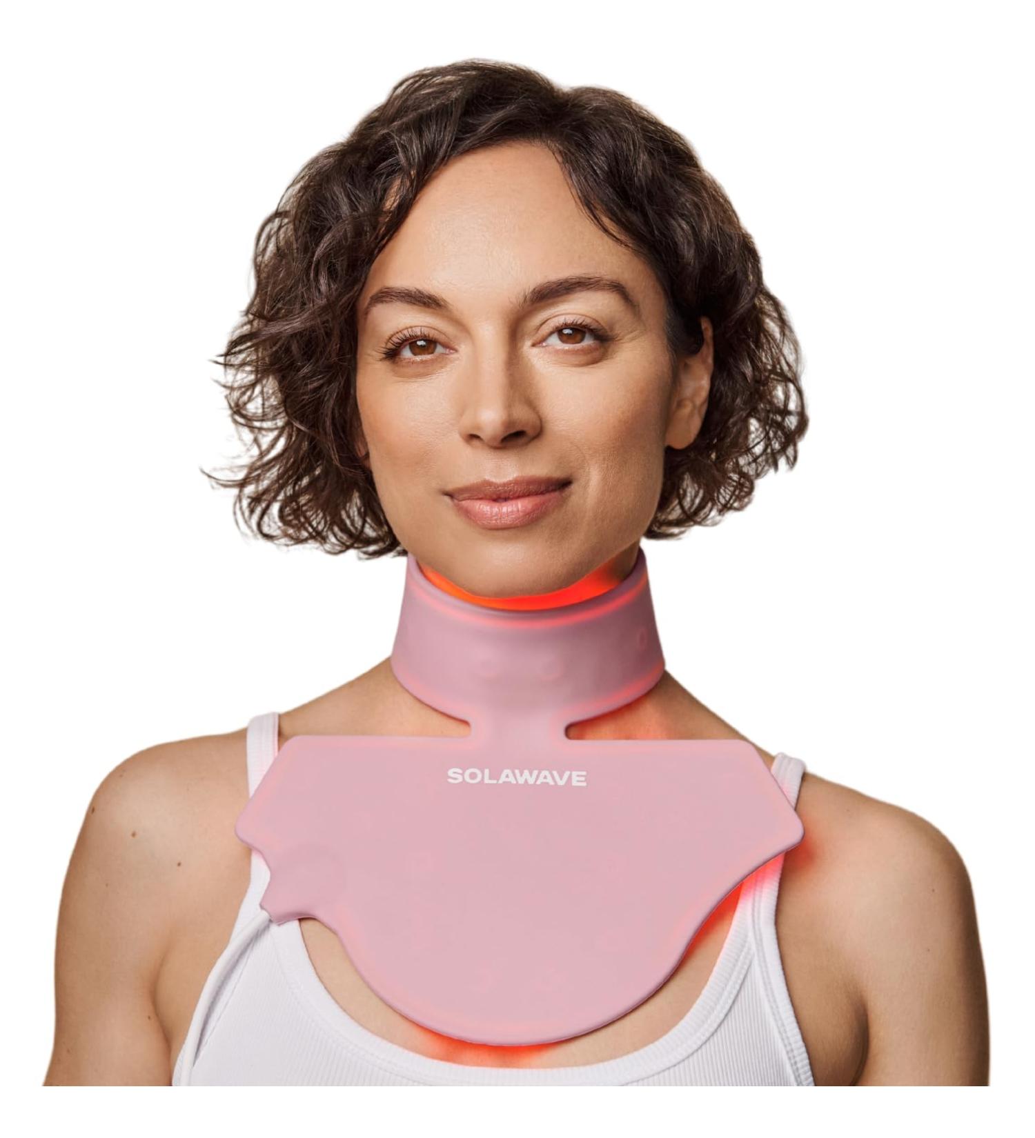 Solawave Neck & Chest Rejuvenating Mask | Light Therapy for Glowing Skin | Best Mask for Neck & Chest Care - Buy Online on GoSupps.com