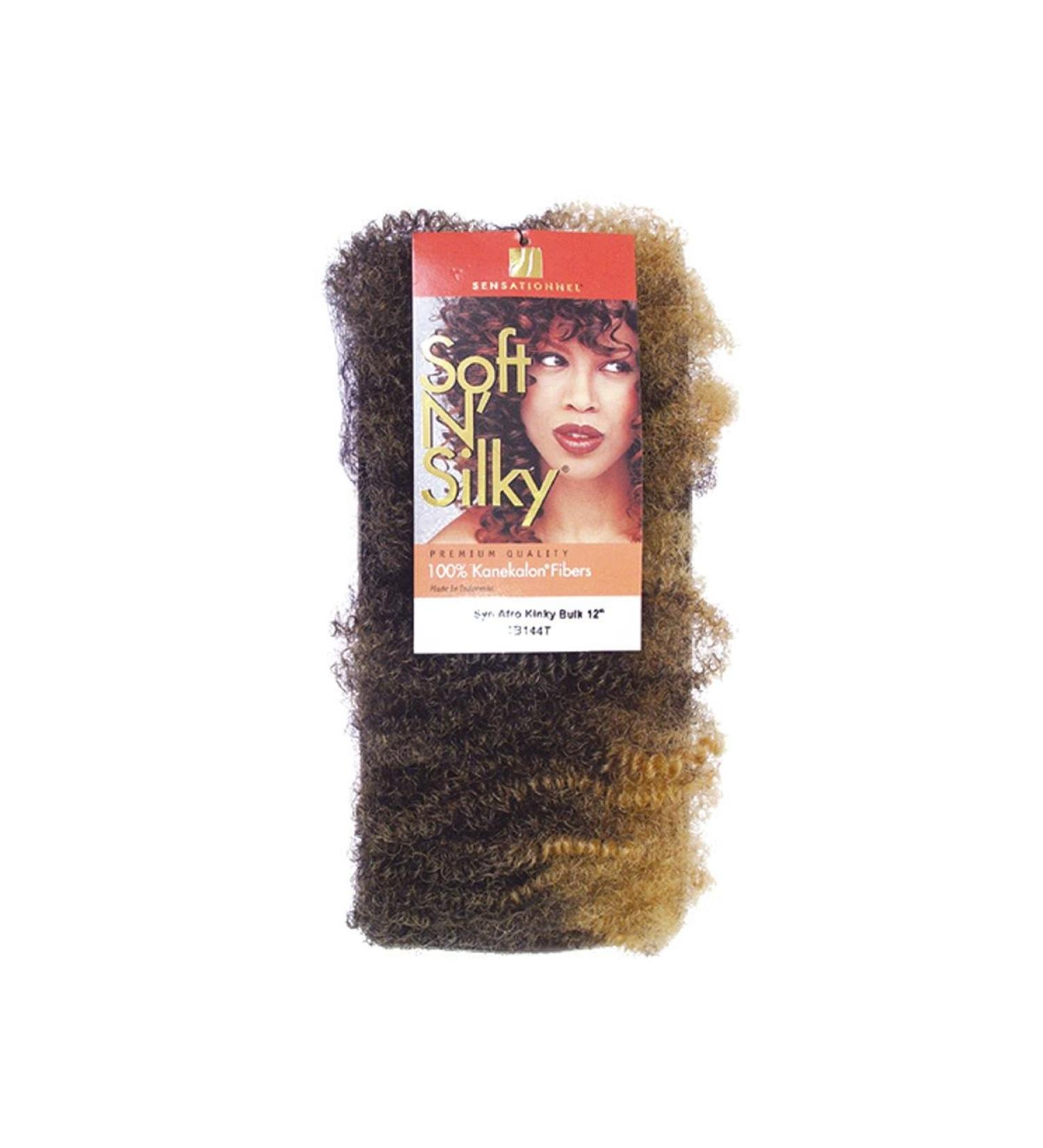 Soft N Silky Afro Kinky Bulk 24" in Colour 2 (Darkest Brown) - Buy Online on GoSupps.com
