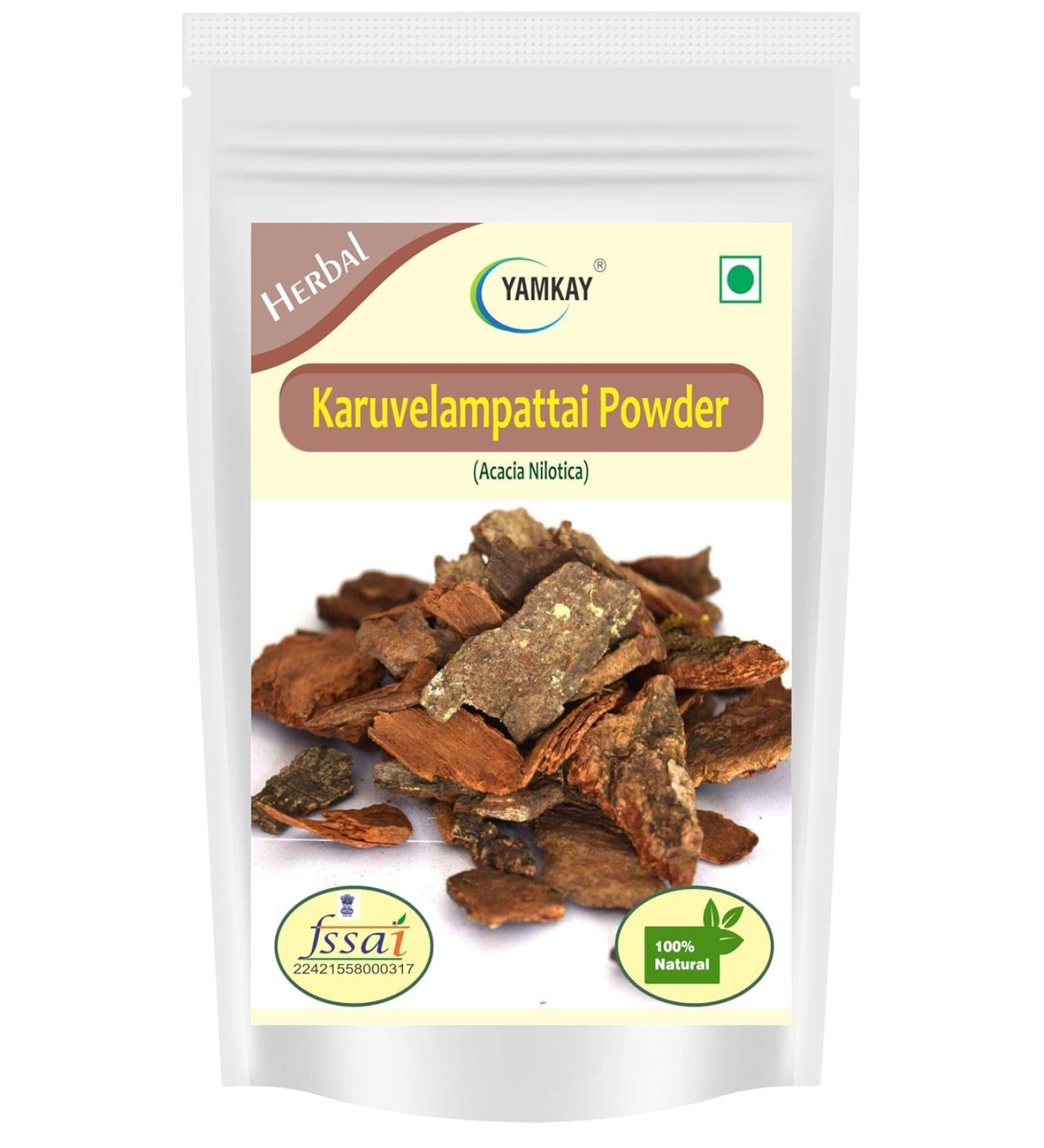 Karuvelampattai Powder 100% Pure Prosopis Juliflora (Junglee Babbul) & Keekar Tree Bark Powder, Natural Herbal Supplement (300 GM, Babul Bark Powder) Babul Bark Powder 300 GM - Buy Online on GoSupps.com