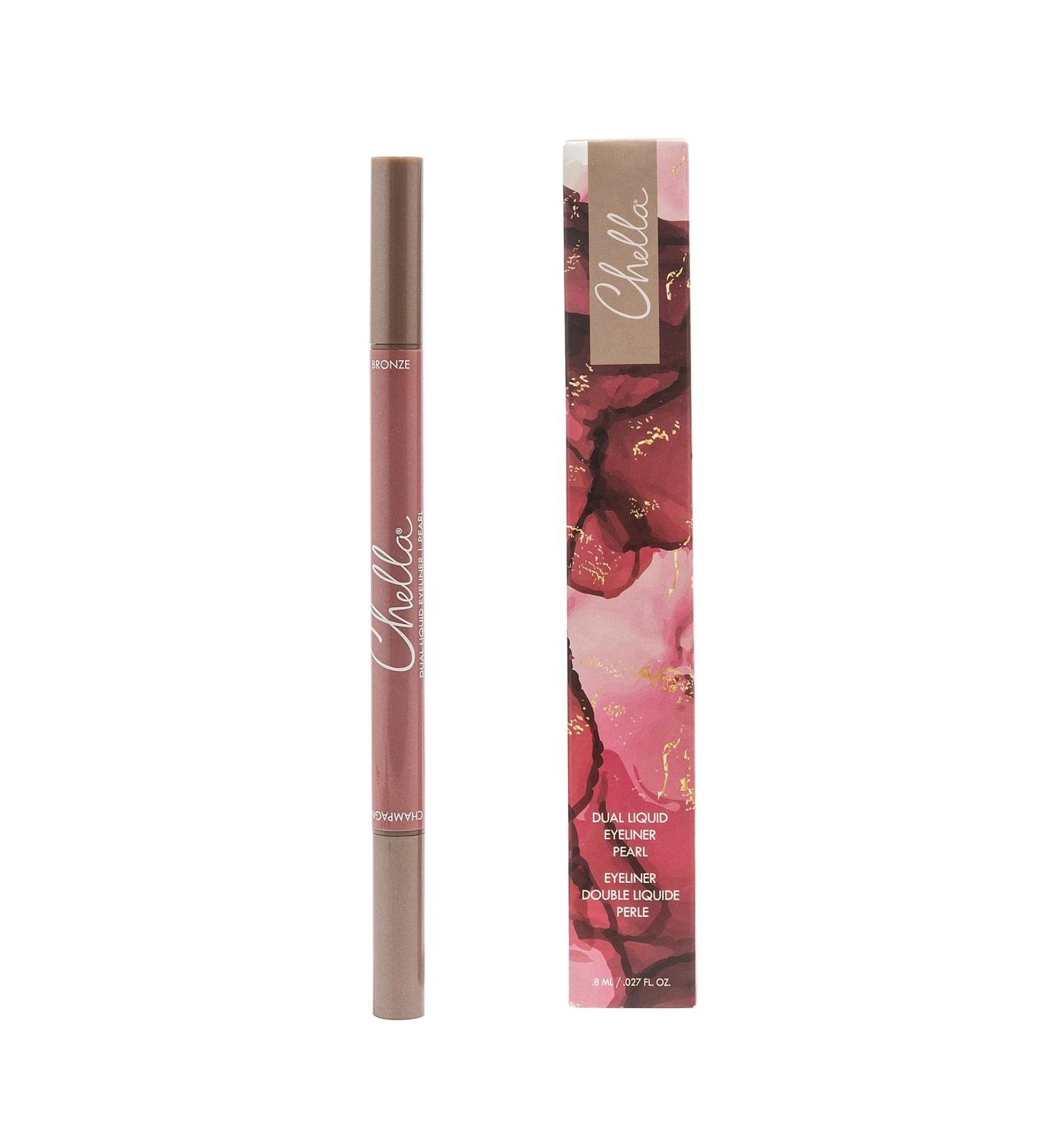 Chella Dual Liquid Eyeliner in Champagne and Bronze - Long-Lasting Formula - Buy Online on GoSupps.com