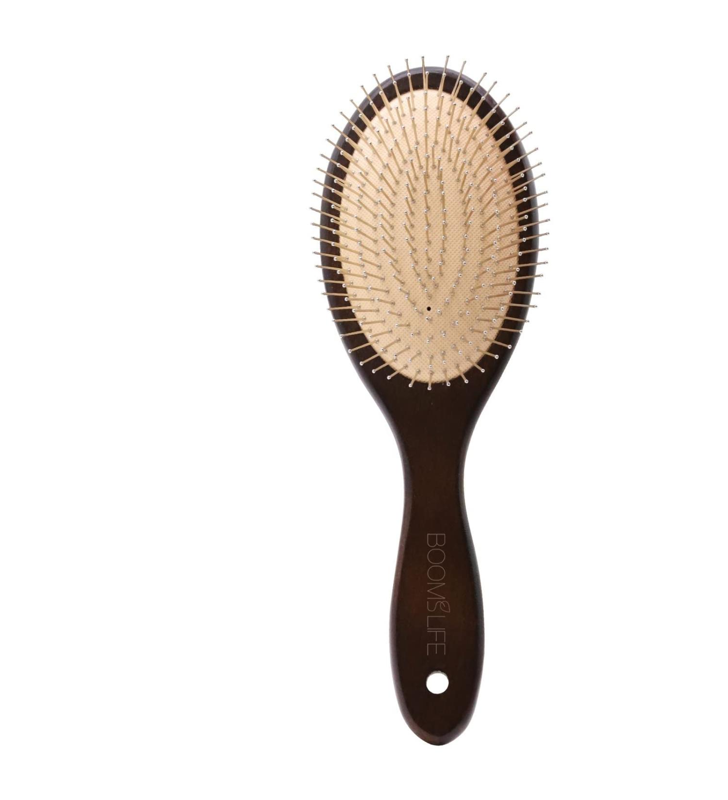 Comb Scalp Massage Straight Hair Household Cleaning Lotus Board wooden comb - Buy Online on GoSupps.com