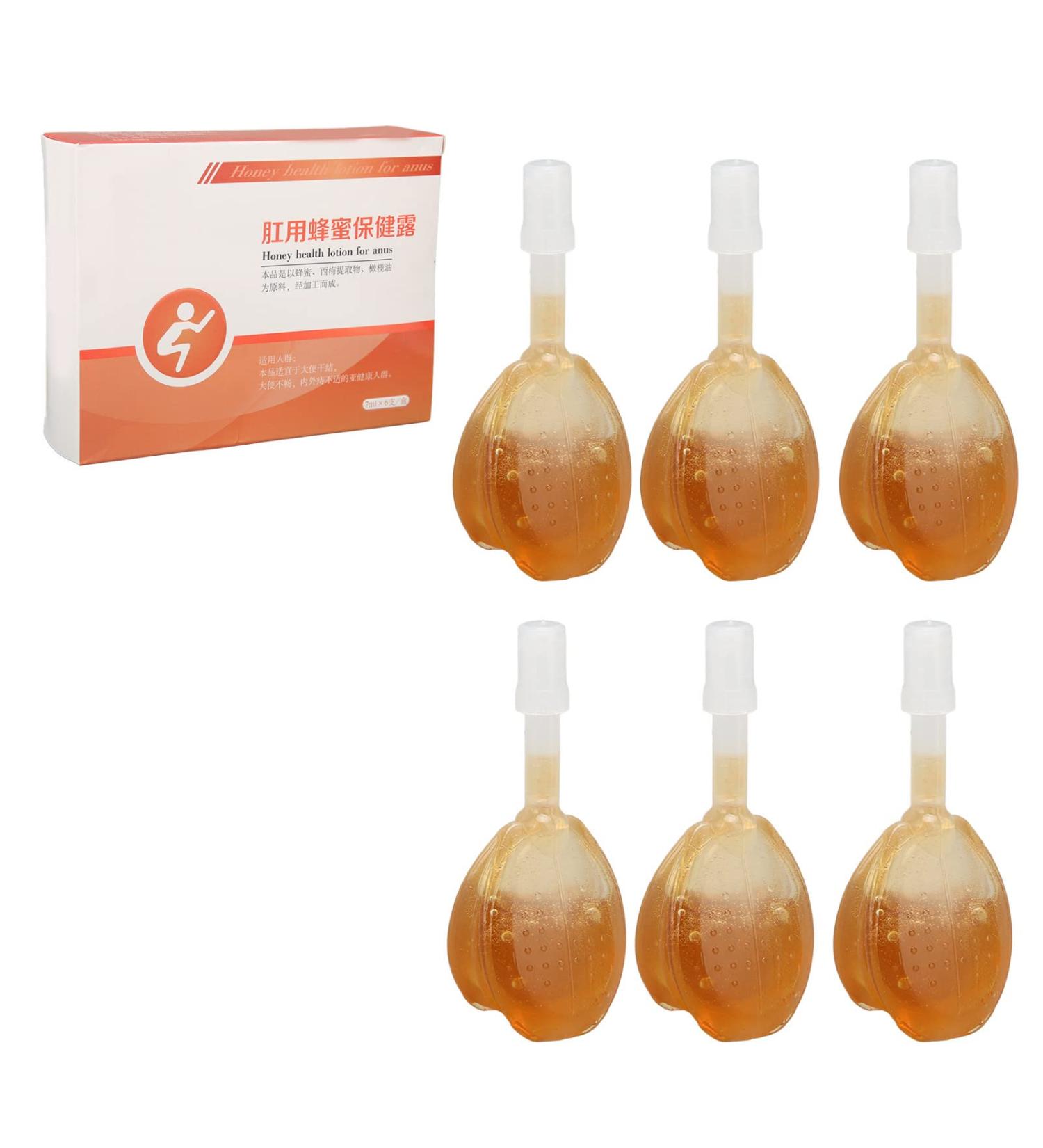 Liquid Glycerin Suppositories for Adult Constipation - 6x 7ml - Natural Stool Softener for Gentle Relief - Buy Online on GoSupps.com