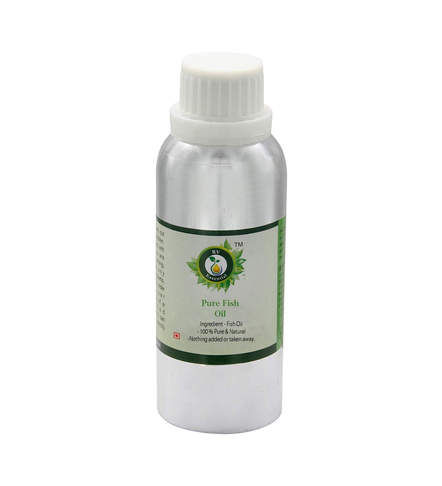 R V Essential Huile de poisson huile de poisson de morue 630ml (21oz) - Fish Oil 630 ml (Pack of 1) - Buy Online on GoSupps.com
