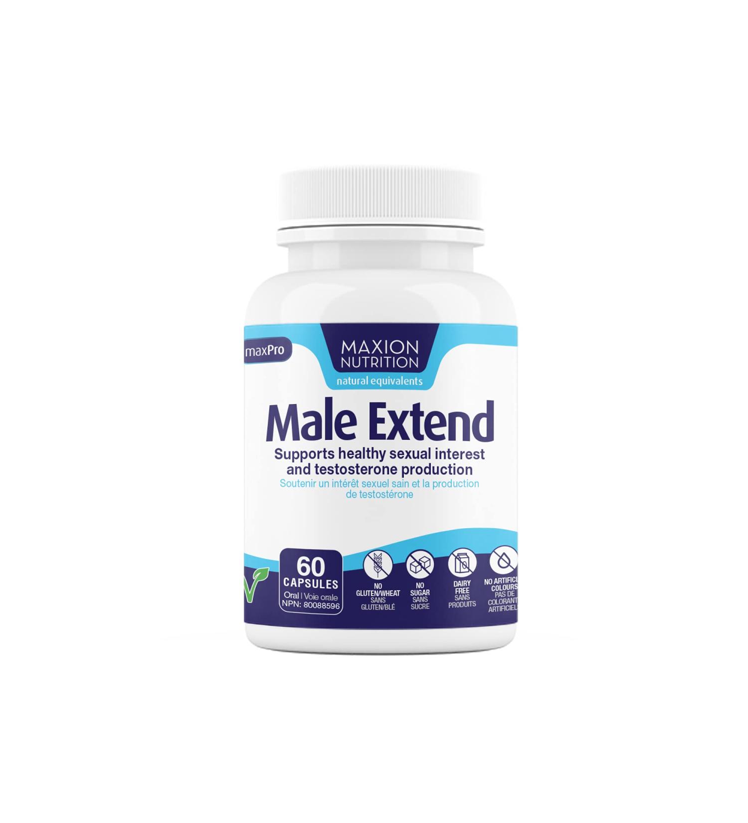 Maxion Male Extend to Promote Testosterone Production and Healthy Sexual Interest 60 Capsules 1 - Buy Online on GoSupps.com
