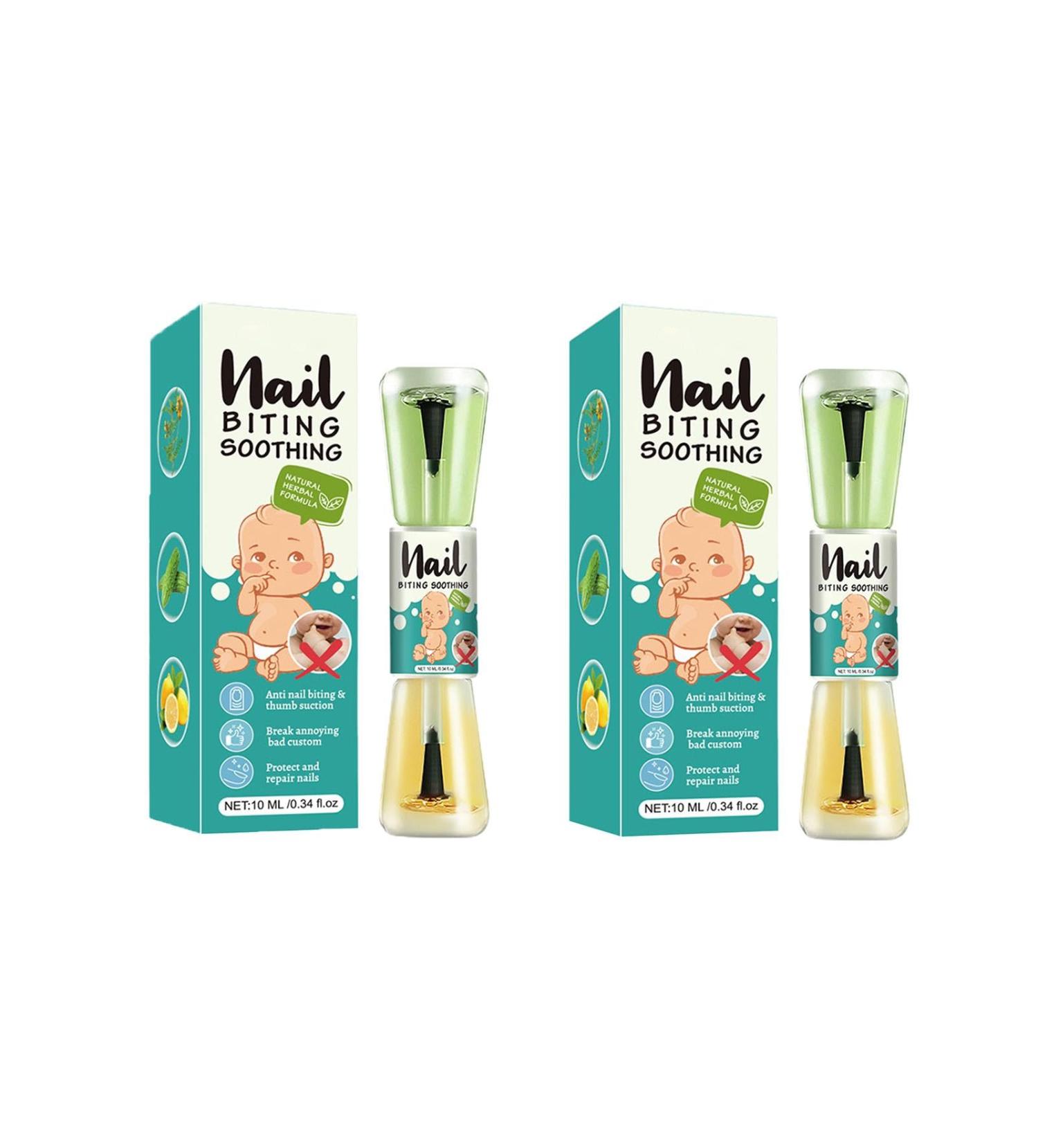 2 Kid's Anti-Biting Nail Polish Liquid Anti Bite Nail Polish With Bitter Taste Children Thumb Sucking Prevention Safe Nail Care Tool Stop Biting Nails Polish Nail Liquid For Kids And Adult - Buy Online on GoSupps.com