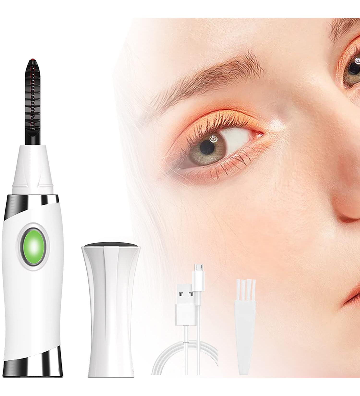 PEIPAI Heated Eyelash Curler with Rechargeable Lash Curler and Comb - Natural and Long-Lasting Curl | Eye Beauty Makeup Tool - Buy Online on GoSupps.com