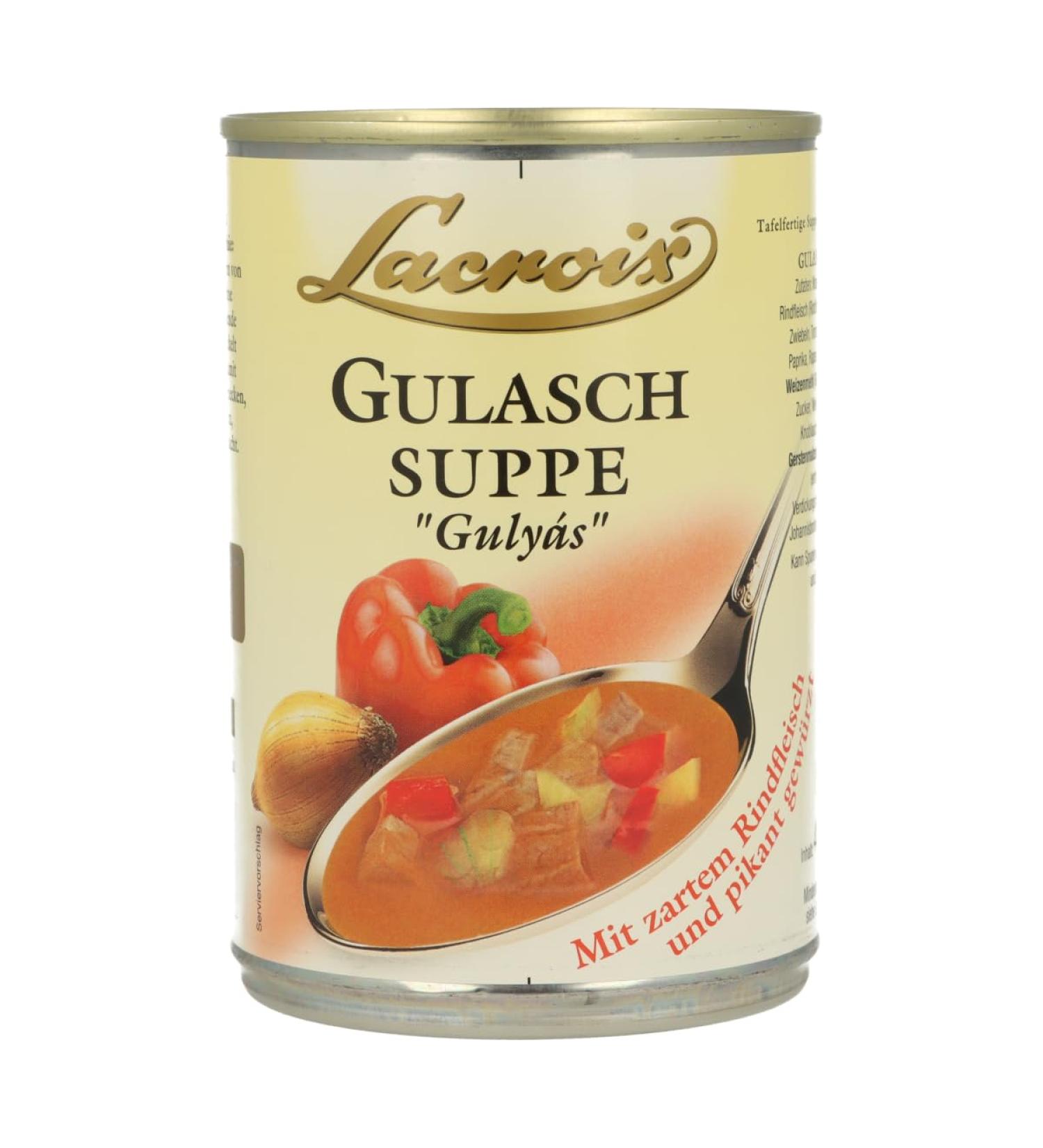 Buy Lacroix Goulash Soup 400ml - Authentic International Flavor - Fast Shipping Worldwide - Buy Online on GoSupps.com