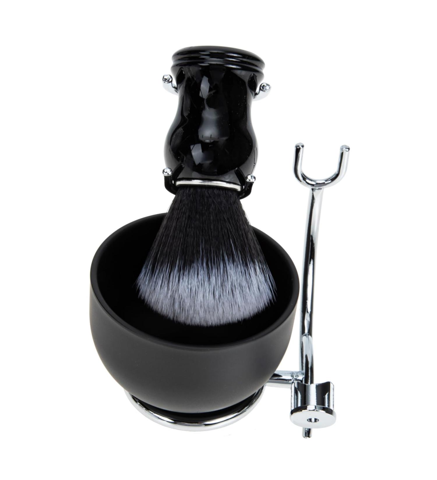 1 set of razor hair care kit razor soap peel razor plane and brush stand Modern shaving set shaving set razor blind razor set razor cup plastic man hairdresser set trimming