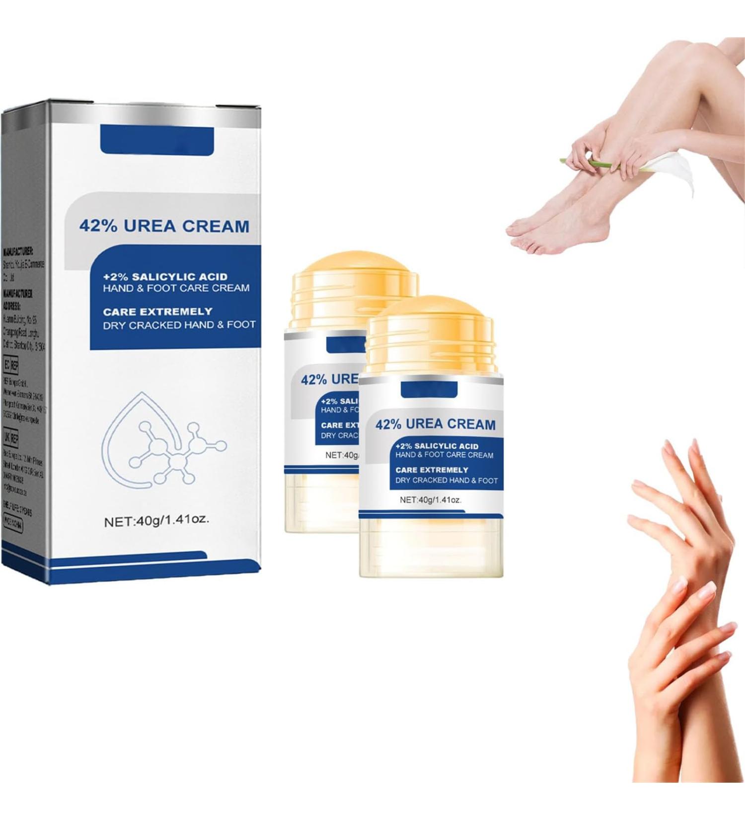 EXQST Foot Cream with 42% Urea for Dry and Cracked Heels Repair Hand and Foot Cream Stick Moisturizing Lotion for Dry Cracked Feet Heel Repair - Buy Online on GoSupps.com