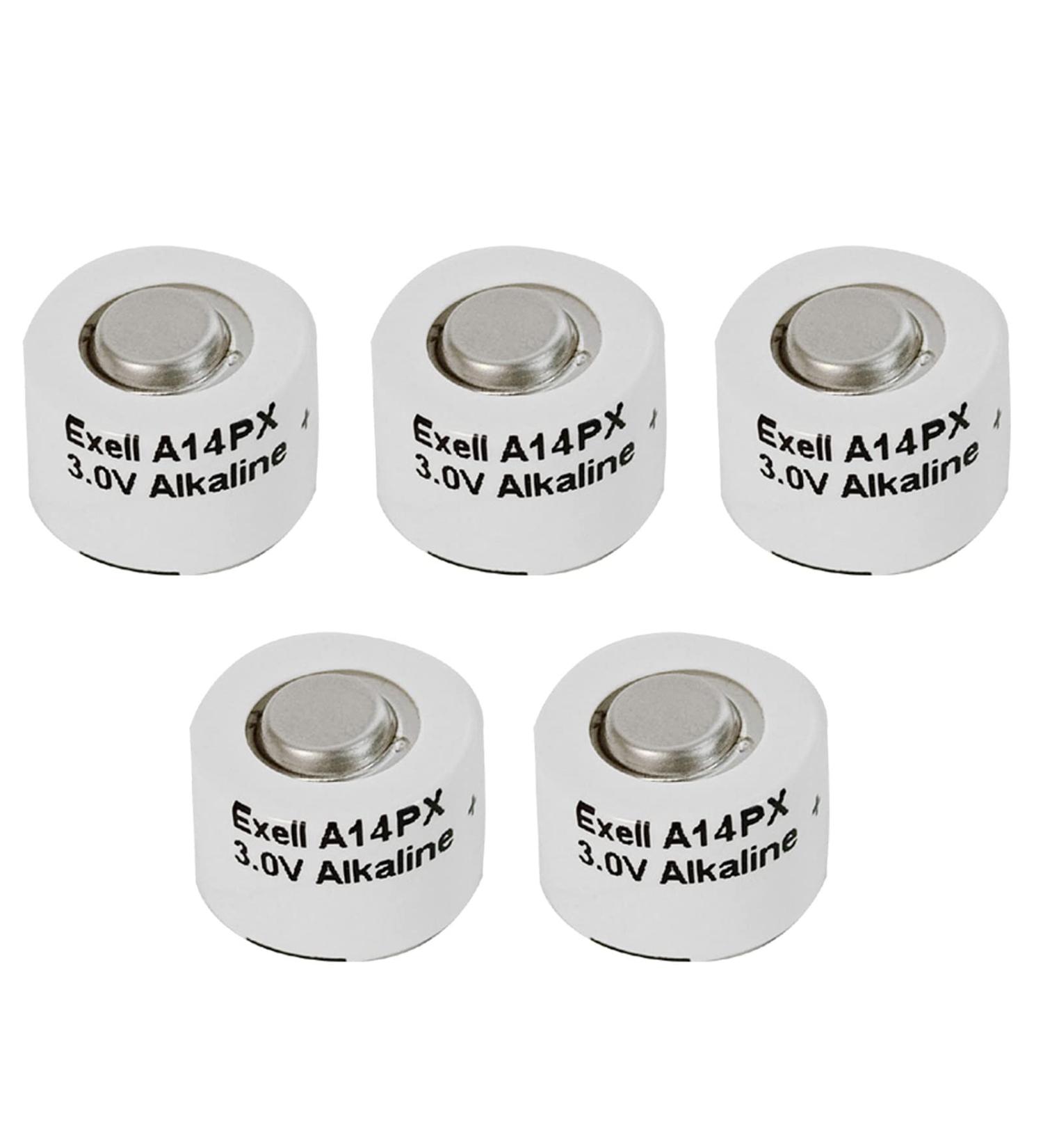 Buy 5pc Exell A14PX V14PXA A14PX PX14A TR112 EPX14 3V Alkaline Batteries International Shipping Available - Buy Online on GoSupps.com