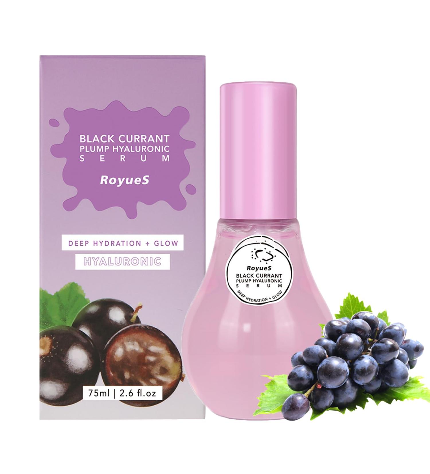 Black Currant Serum Dew Drop - Glow Hyaluronic Acid Serum to Moisturizing & Improve Dullness - Black Currant Serum to Firming & Lightening Fine Lines - Lightweight Texture Smooth Skin (Black Currant) - Buy Online on GoSupps.com