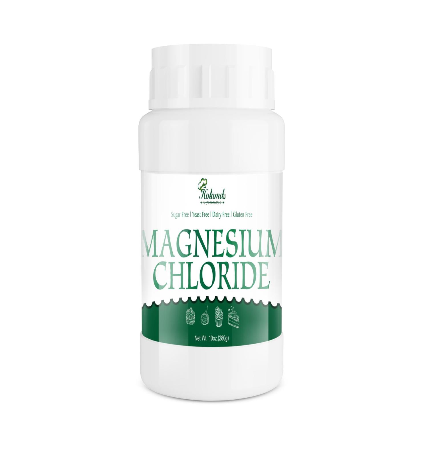  Holamdo Magnesium chloride powder 280 g 100% pure food grade magnesium powder GMO-free yeast-free and gluten-free | - Buy Online on GoSupps.com