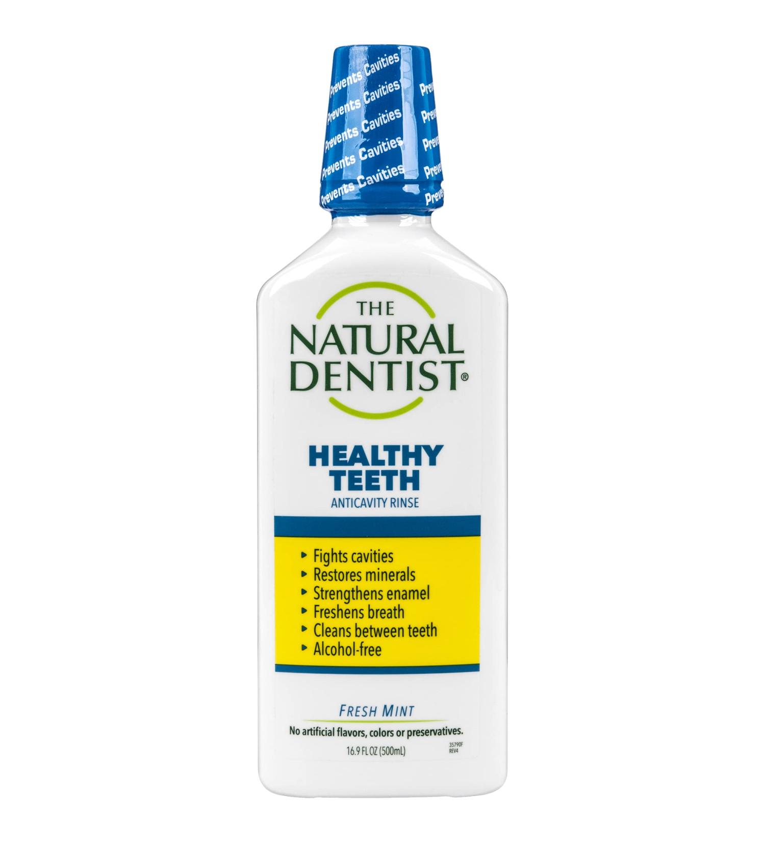 Natural Dentist Fluoride Mouthwash for Healthy Teeth - 16.9 Oz - Buy Online on GoSupps.com