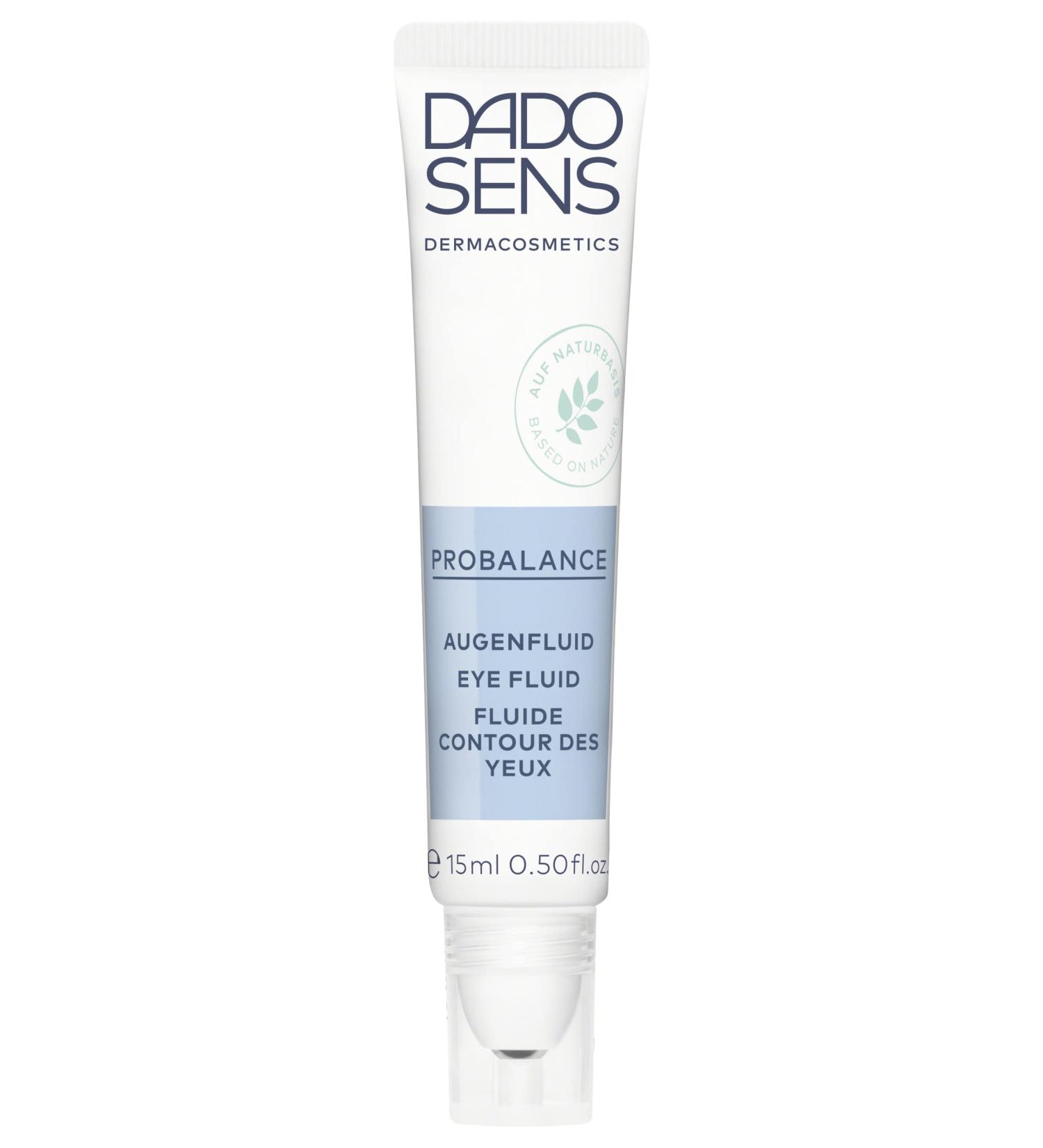 DADO SENS ProBalance Eye Fluid (15ml) - Vegan Gentle Care for Sensitive Eye Skin - International Shipping Available - Buy Online on GoSupps.com