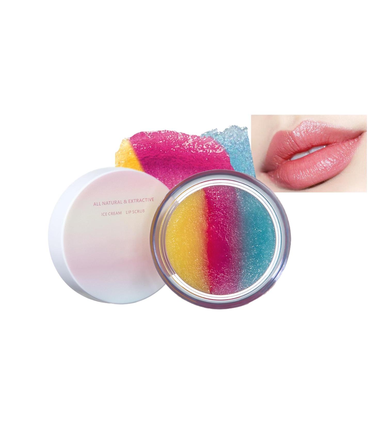 Lip Scrub Exfoliator Lip Lightening Lip Scrub Moisturizer Lip Care Lip Mask to Remove Dead Skin Lip Lightening For Dark Lips Lip Exfoliator Scrub for Chapped & Cracked Lips for Lip Repair - Buy Online on GoSupps.com
