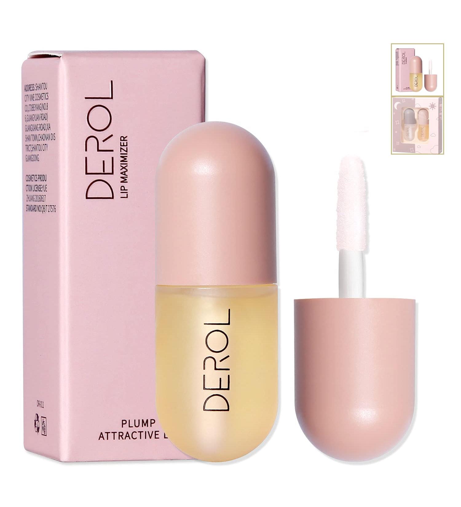 JollaLuna Lip Plumper & Gloss - Natural Lip Enhancer Serum for Hydration and Plumping - 5.5 mL - Buy Online on GoSupps.com