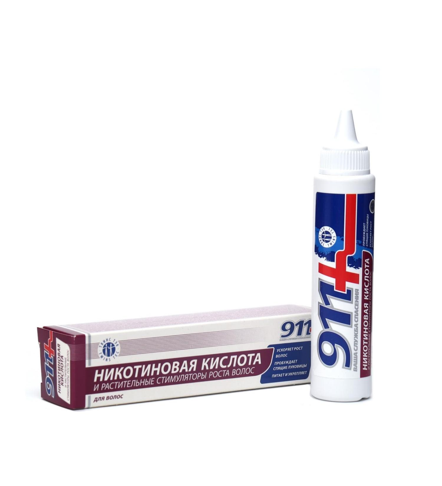 911 Nicotinic Acid for Hair Growth - 65ml | Strengthen Fragile Hair & Improve Circulation | Vitamin B3 Niacin Treatment - Buy Online on GoSupps.com