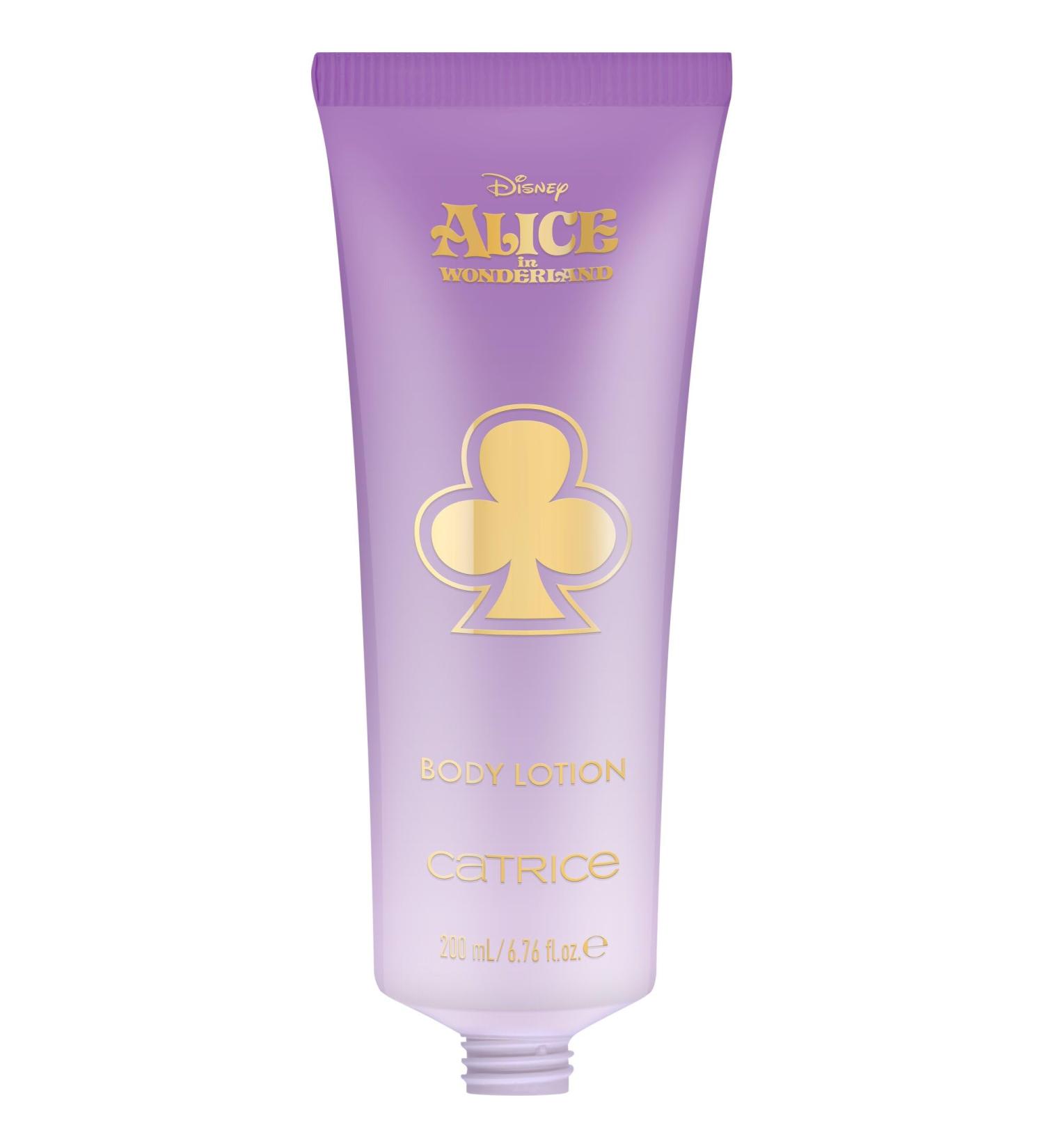 Catrice Cosmetics Disney Alice in Wonderland Body Lotion lotion corporelle humidifiant/hydratant protecteur avec huiles naturel (200ml)